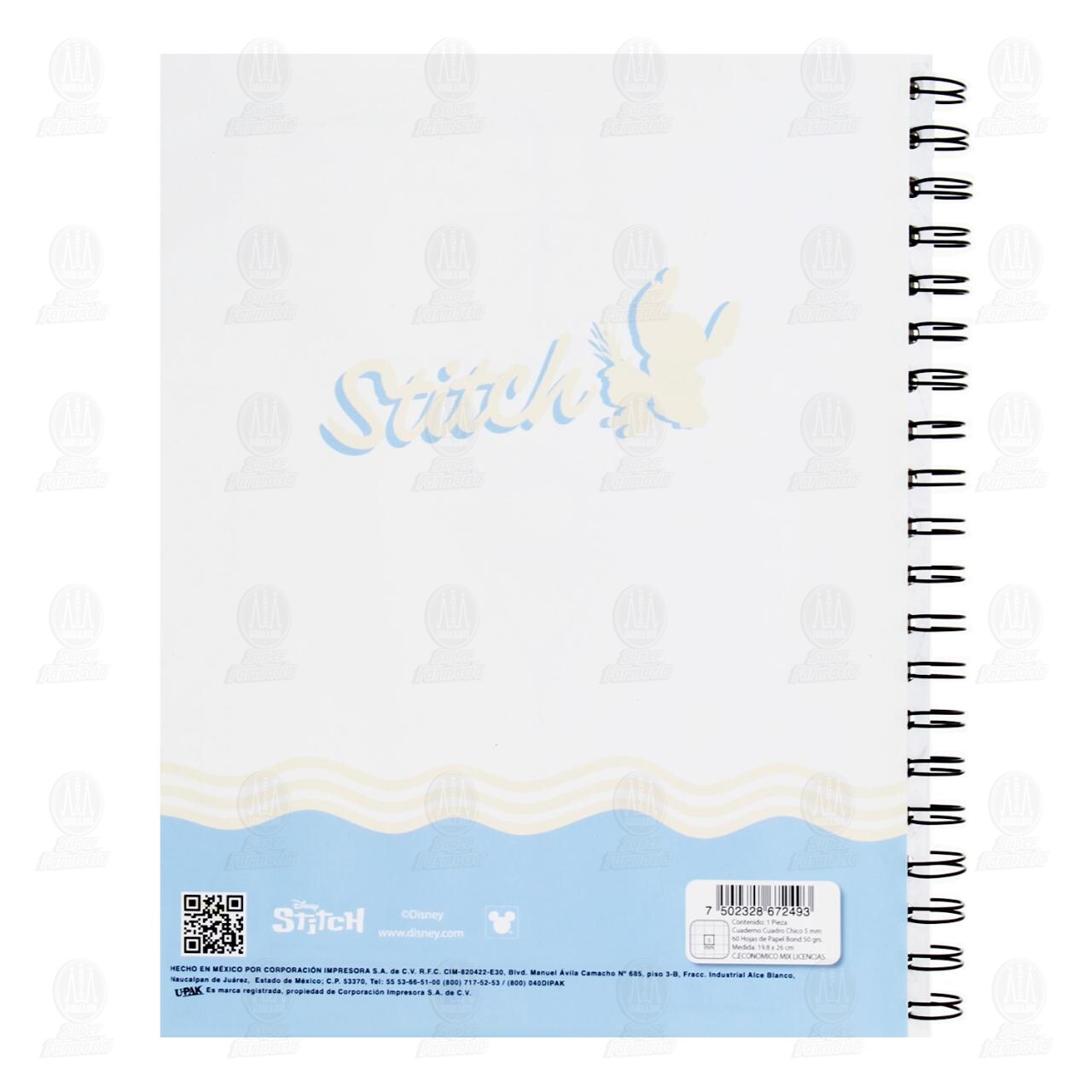 Cuaderno U-Pak Cuadro Chico Varios Modelos, 1 pz. image number 1