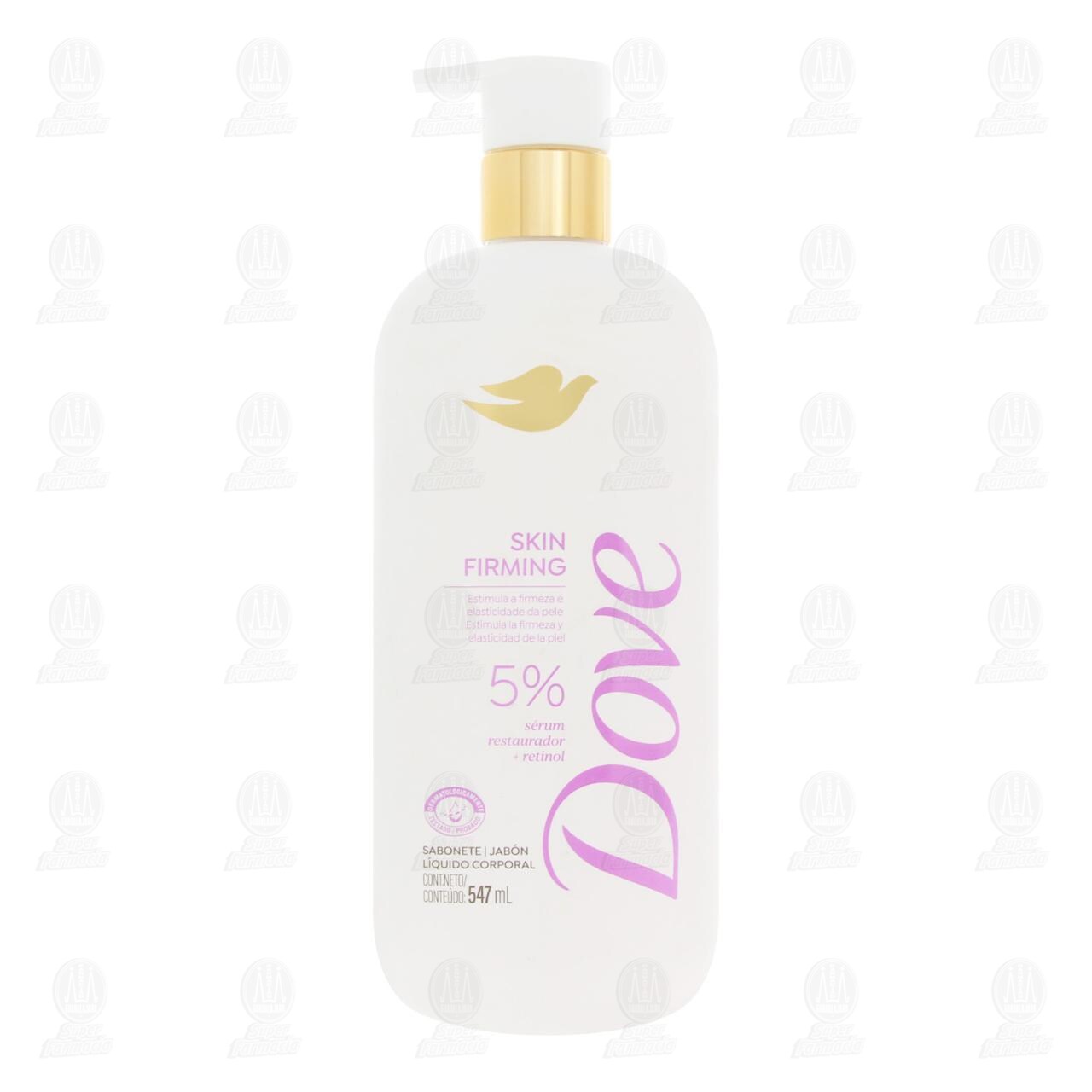Jab&oacute;n L&iacute;quido Corporal Dove Skin Firming con Retinol, 547 ml. image number 1