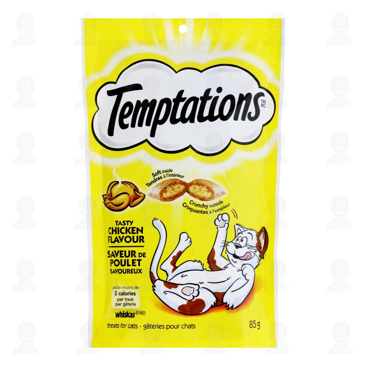 Alimento Temptations Sabor Pollo para Gato, 85 gr. image number 0