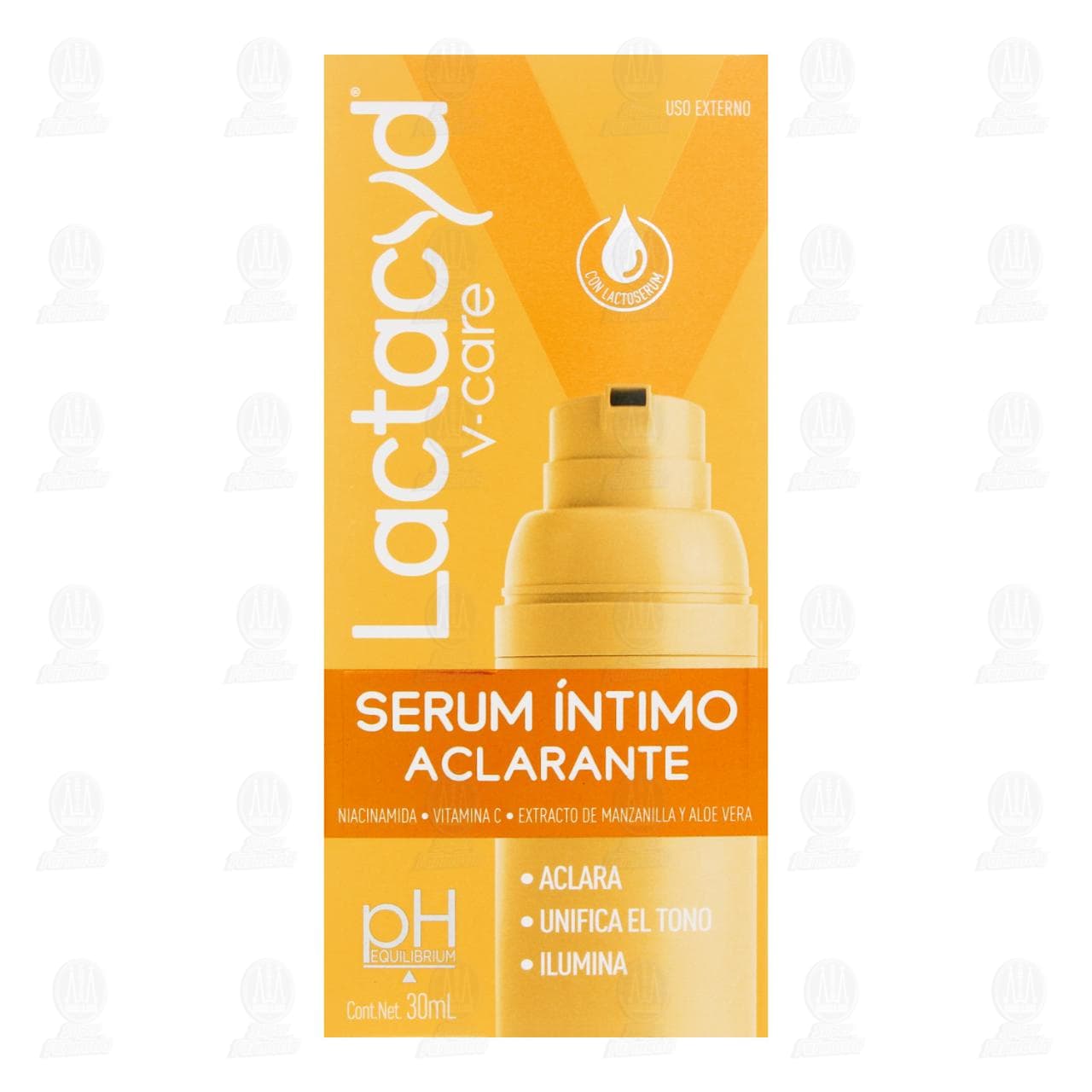 S&eacute;rum &Iacute;ntimo Lactacyd V-Care Aclarante, 30 ml. image number 1