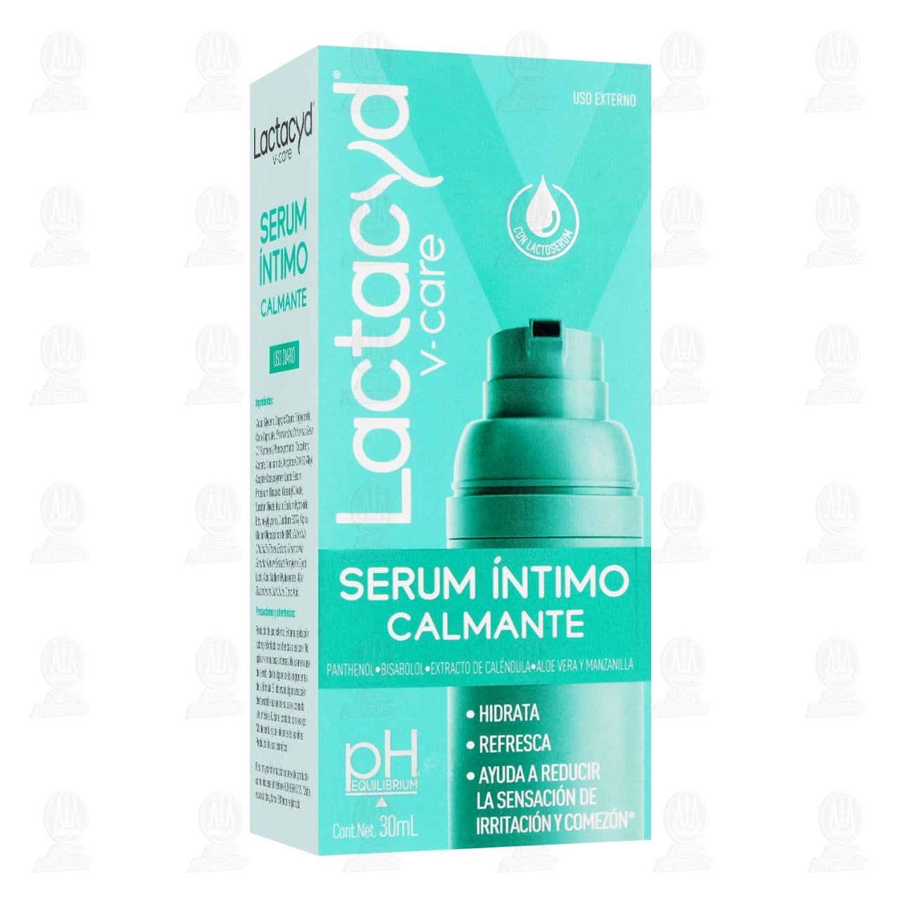 S&eacute;rum &Iacute;ntimo Lactacyd V-Care Calmante, 30 ml.
