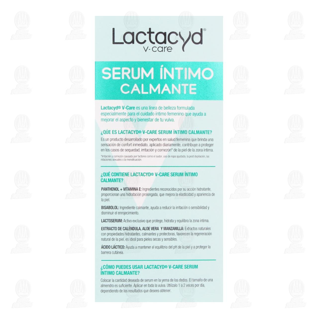 S&eacute;rum &Iacute;ntimo Lactacyd V-Care Calmante, 30 ml. image number 2