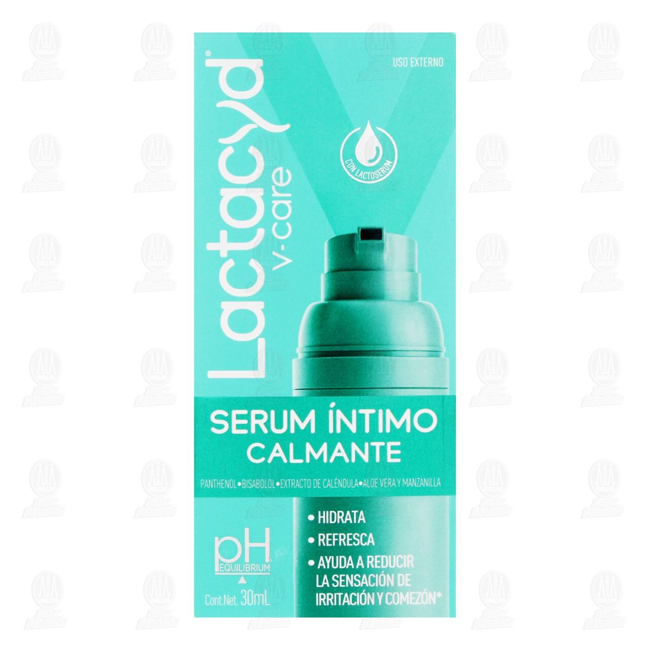 S&eacute;rum &Iacute;ntimo Lactacyd V-Care Calmante, 30 ml. image number 1