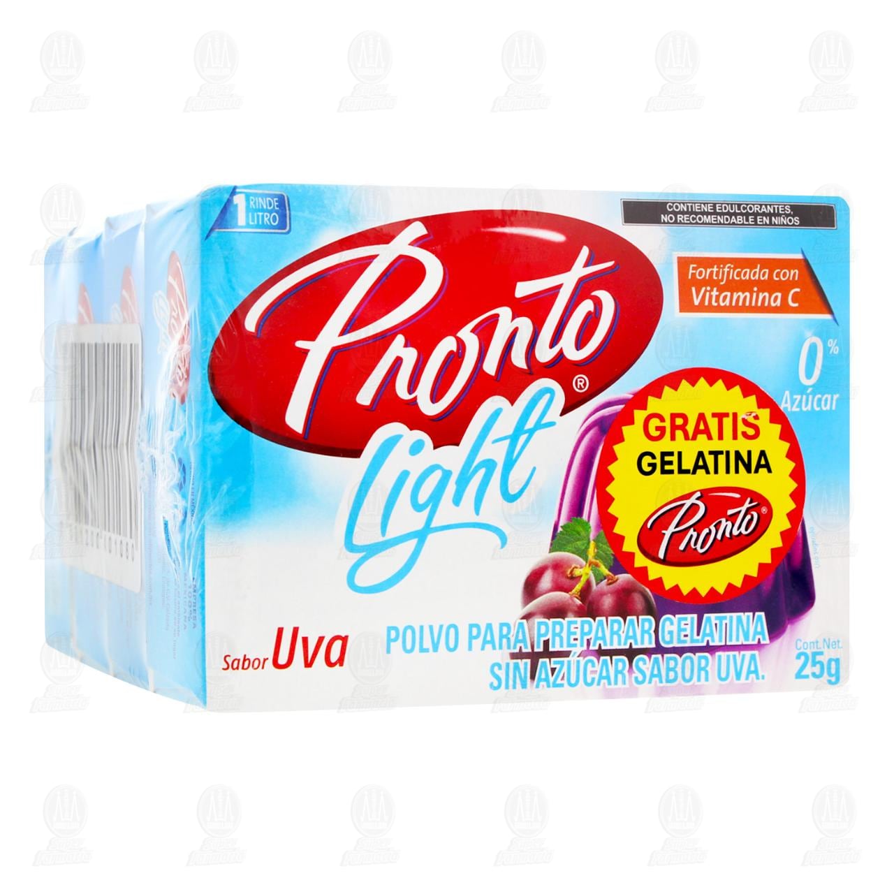 Pack Polvo para Preparar Gelatina Pronto Light, 4 pzas. image number 0