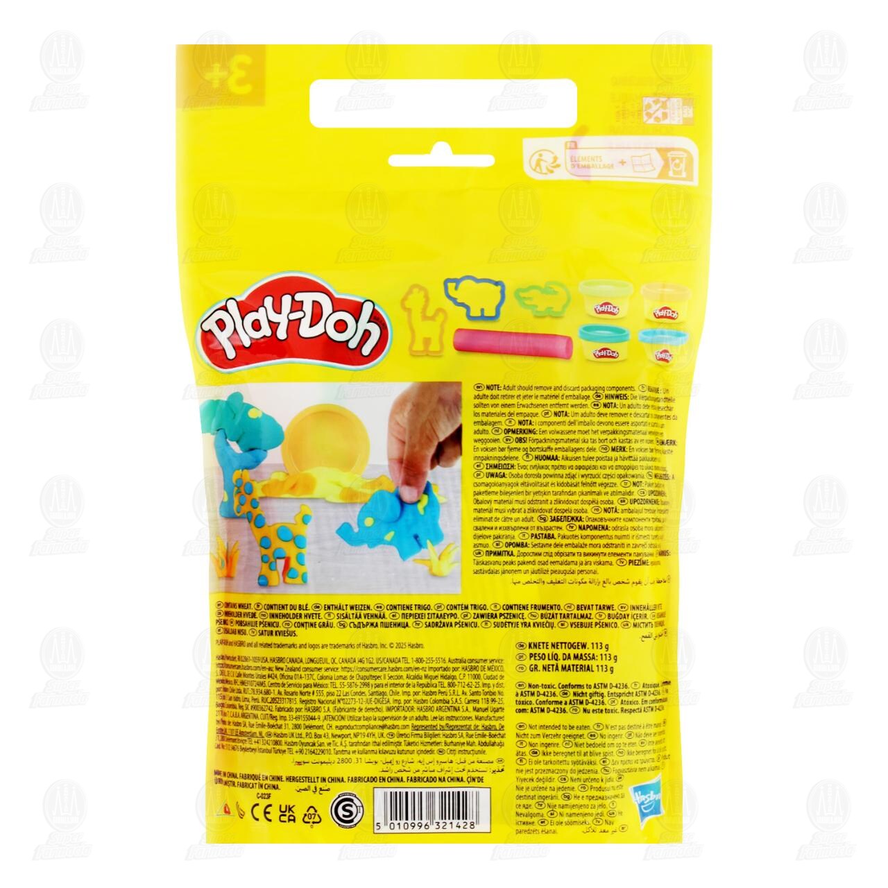 Juguete Play-Doh Mini Safari Masa Modeladora Varios Colores, 1 Kit. image number 1