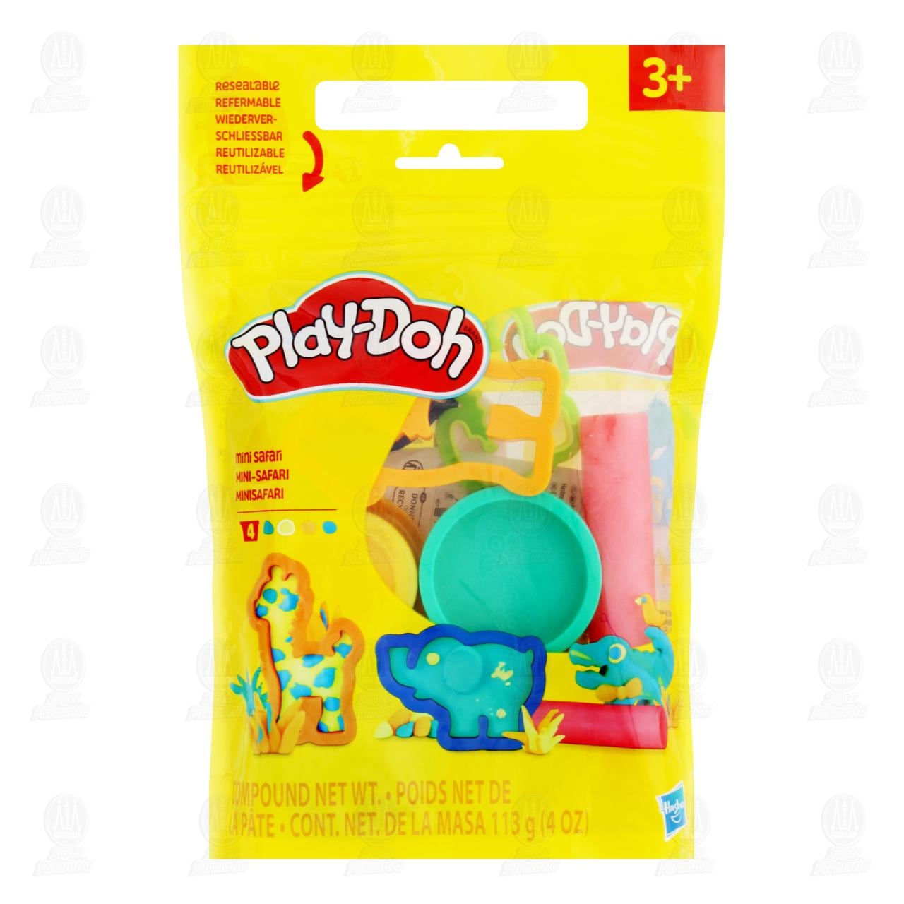 Juguete Play-Doh Mini Safari Masa Modeladora Varios Colores, 1 Kit.