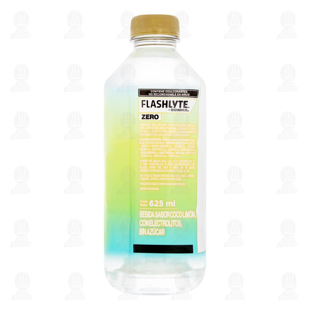 Bebida Flashlyte Zero Sabor Coco Lim&oacute;n, 625 ml. image number 2