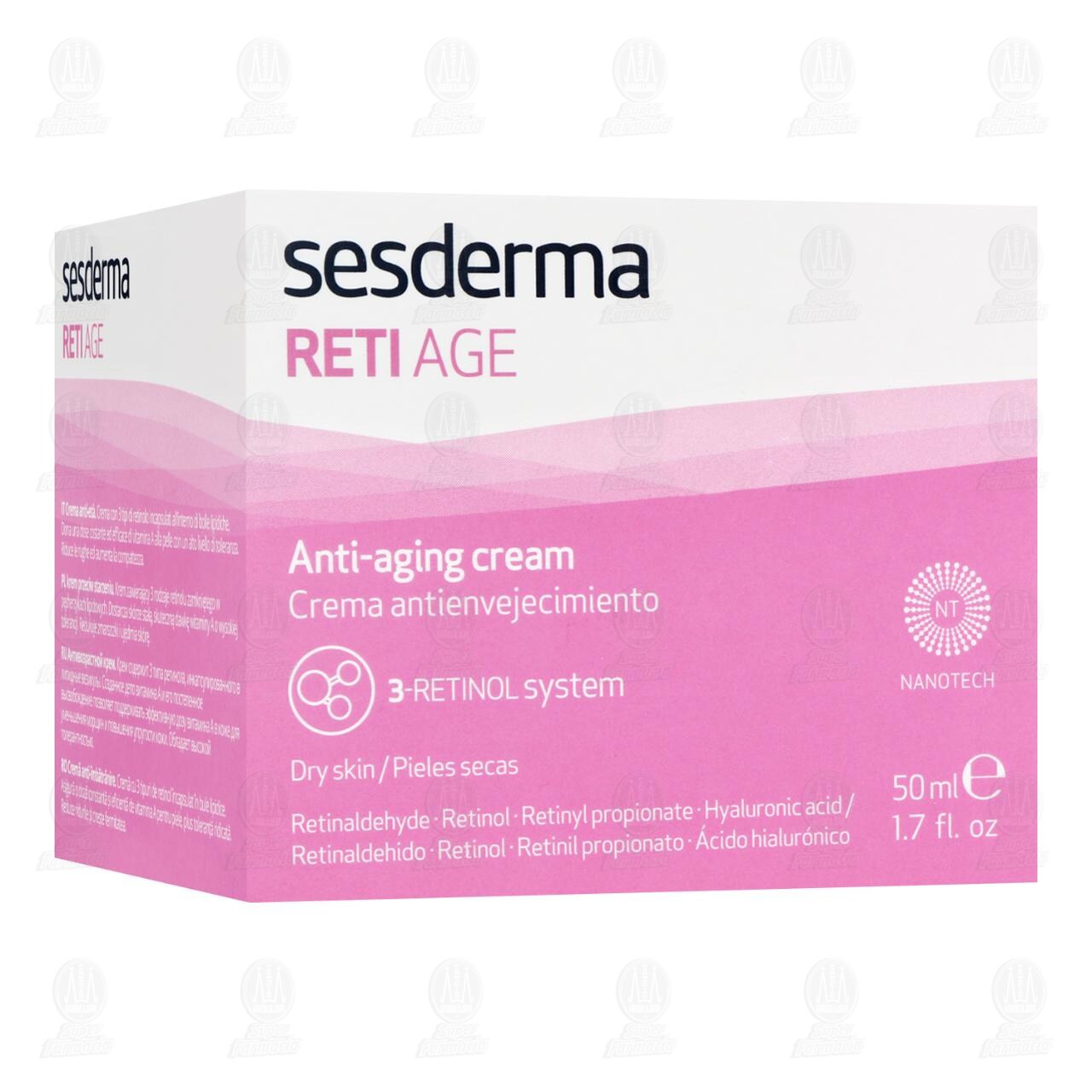 Crema Antienvejecimiento Sesderma Reti Age para Piel Seca, 50 ml. image number 0