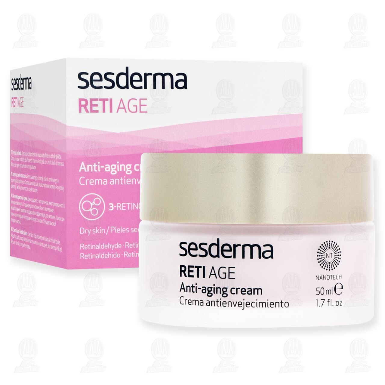 Crema Antienvejecimiento Sesderma Reti Age para Piel Seca, 50 ml. image number 2