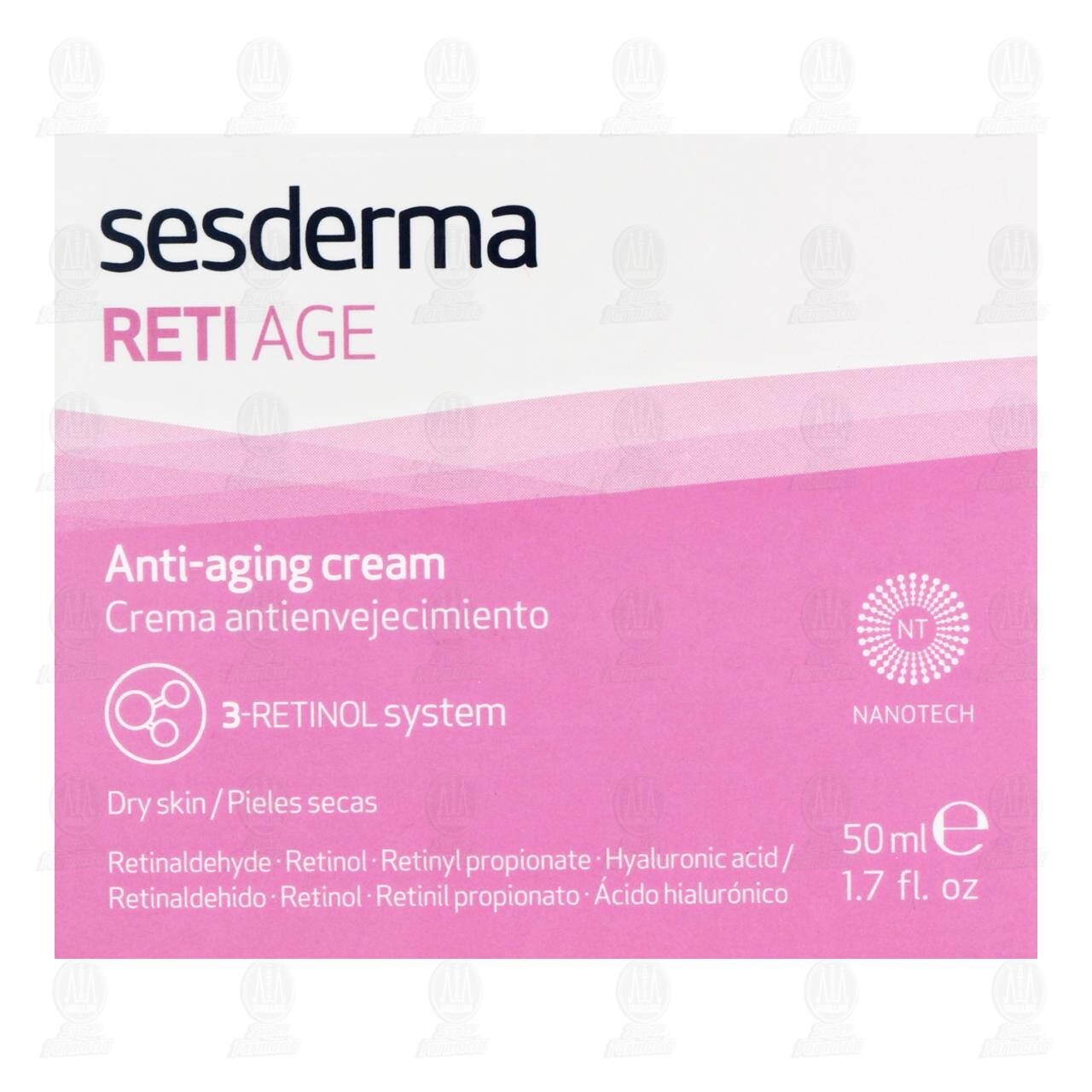 Crema Antienvejecimiento Sesderma Reti Age para Piel Seca, 50 ml. image number 1