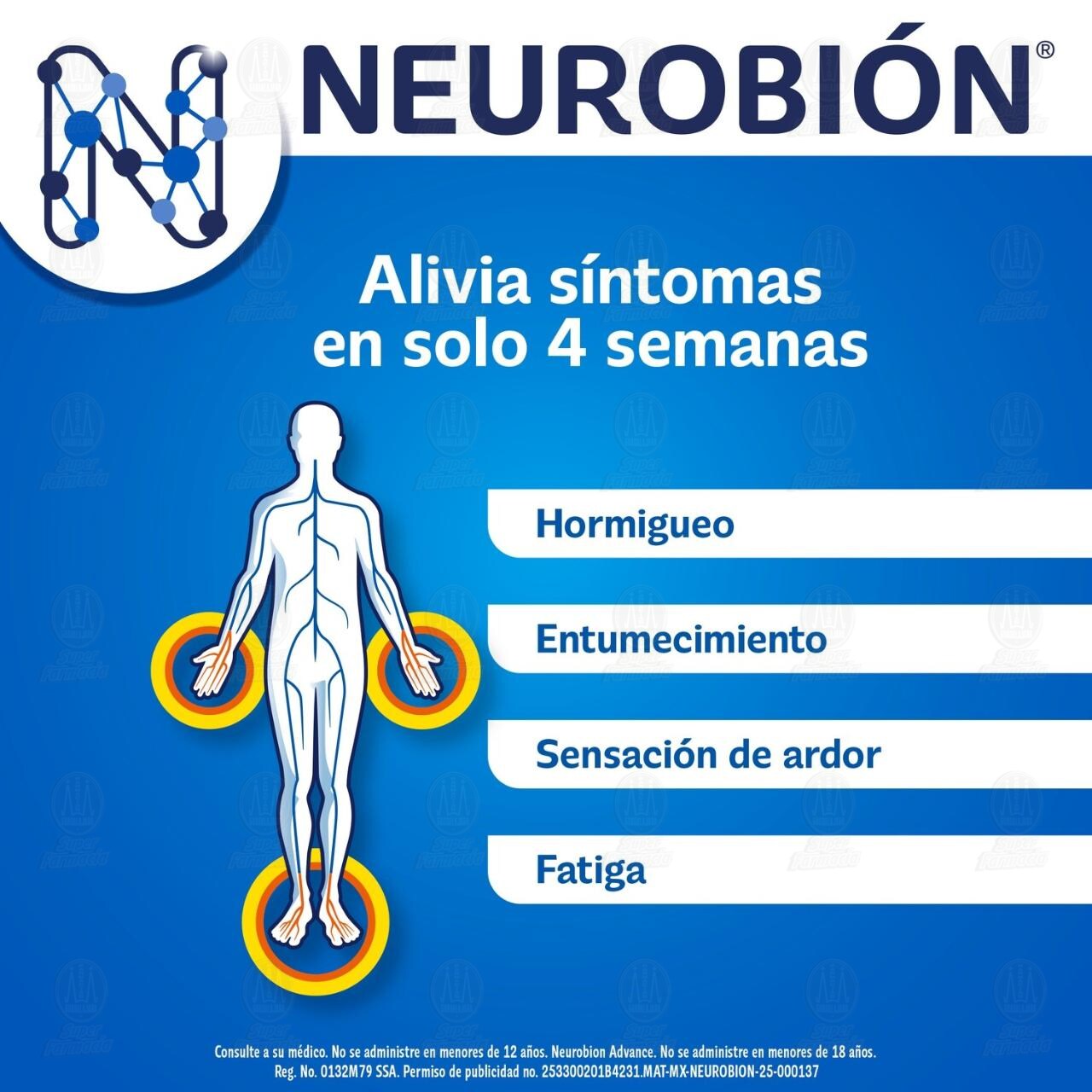 Neurobi&oacute;n Advance 100mg/50mg/1000mcg, 60 tabletas. image number 3