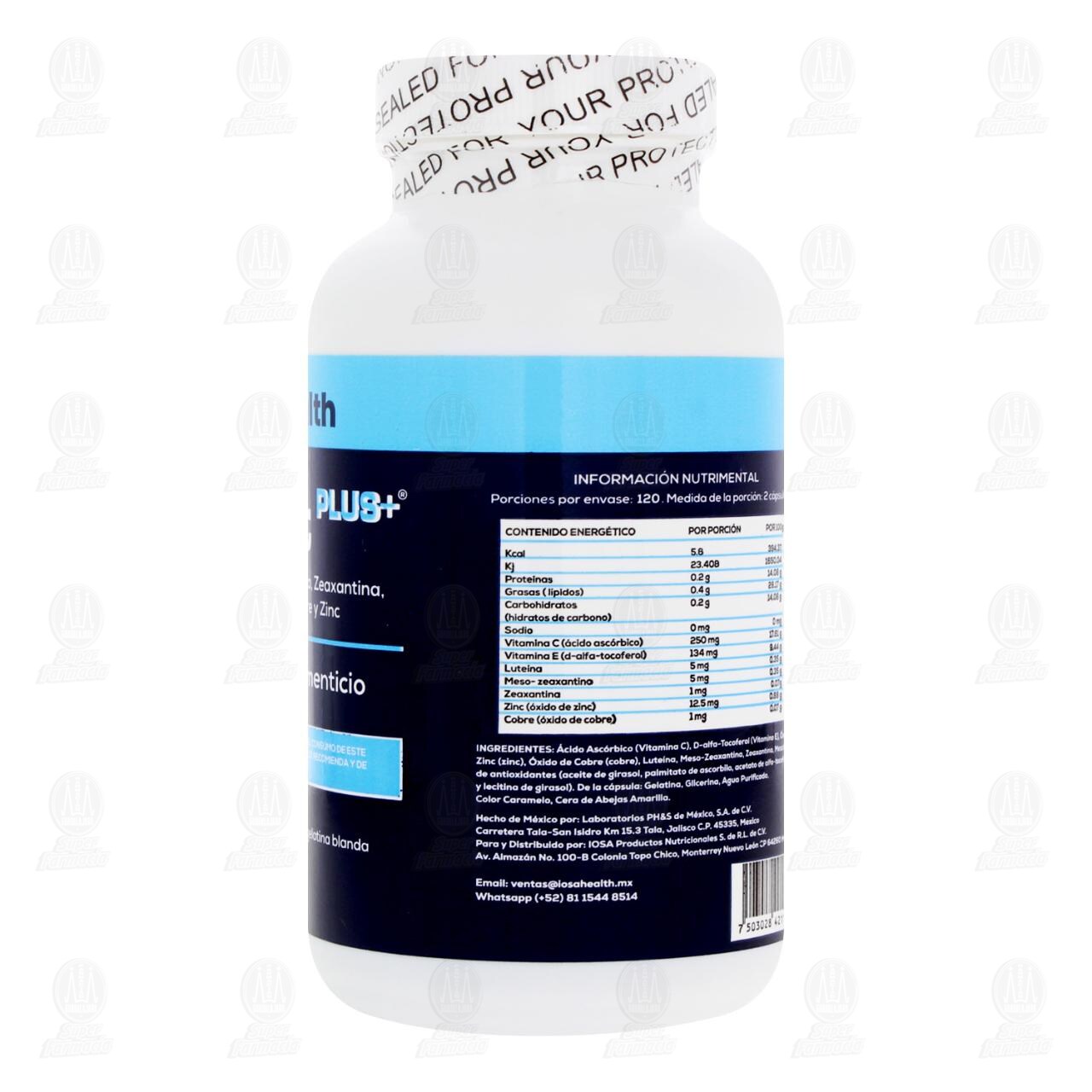 MacuHealt Plus, 240 C&aacute;psulas. image number 2
