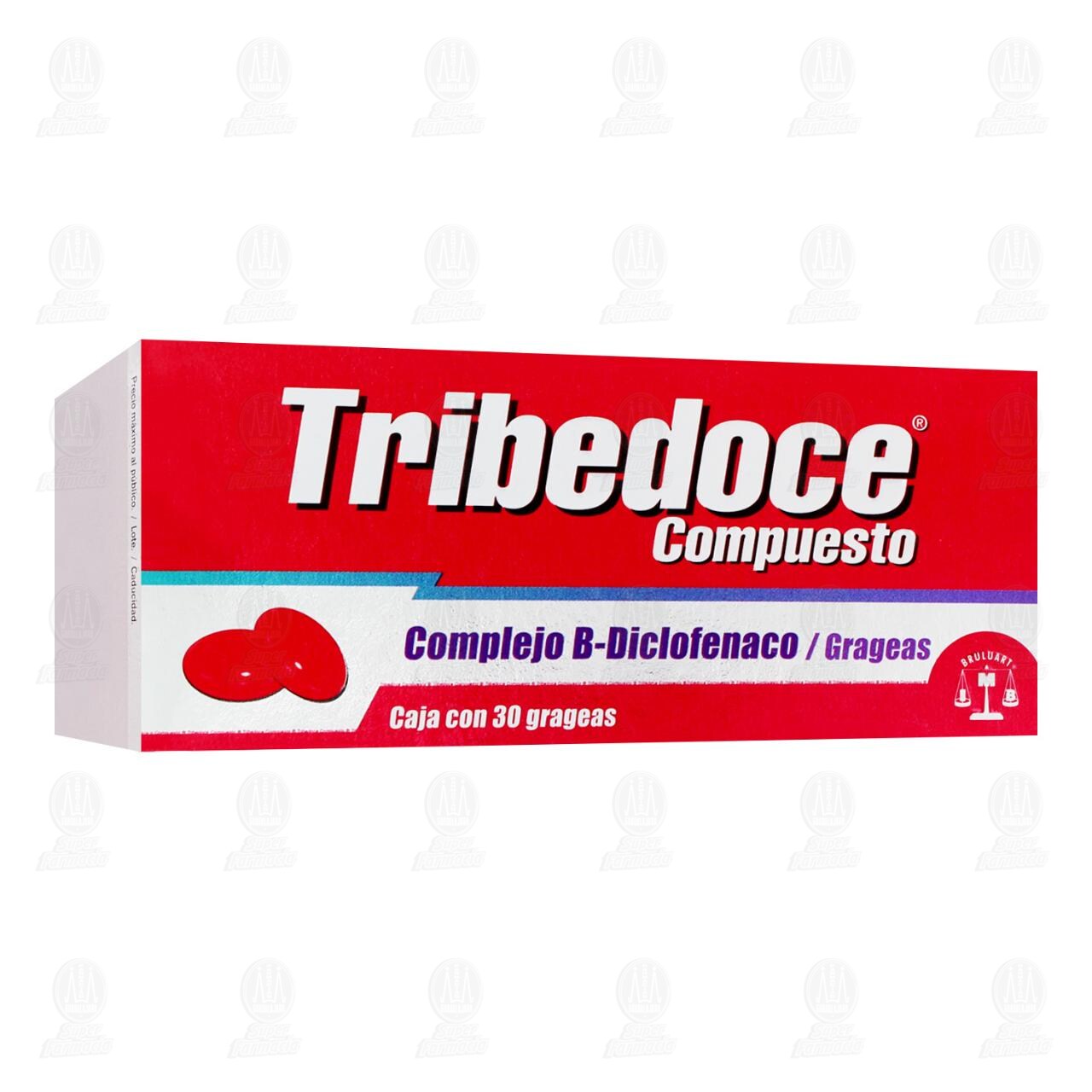 Tribedoce Compuesto, 30 Grageas. image number 0