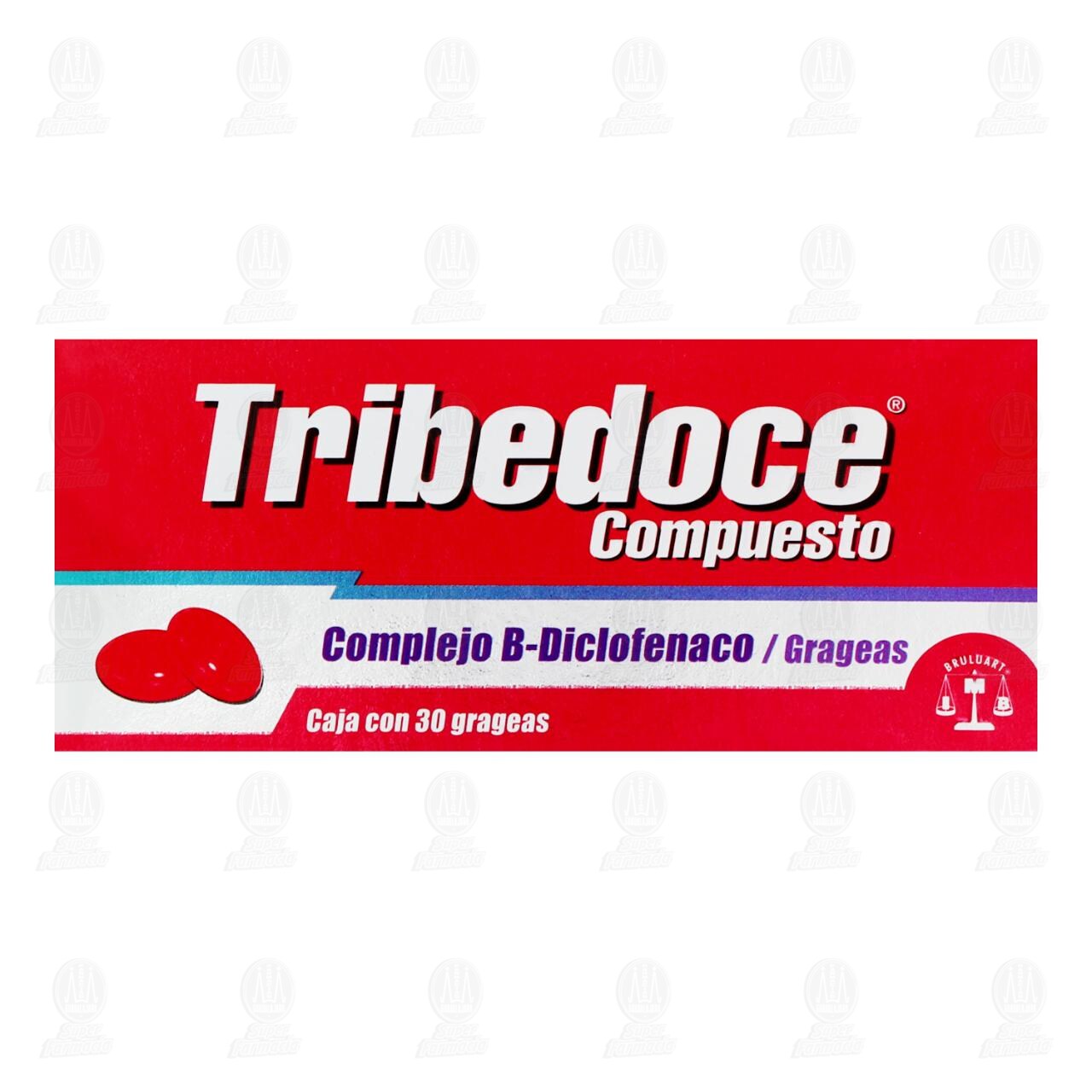 Tribedoce Compuesto, 30 Grageas. image number 1