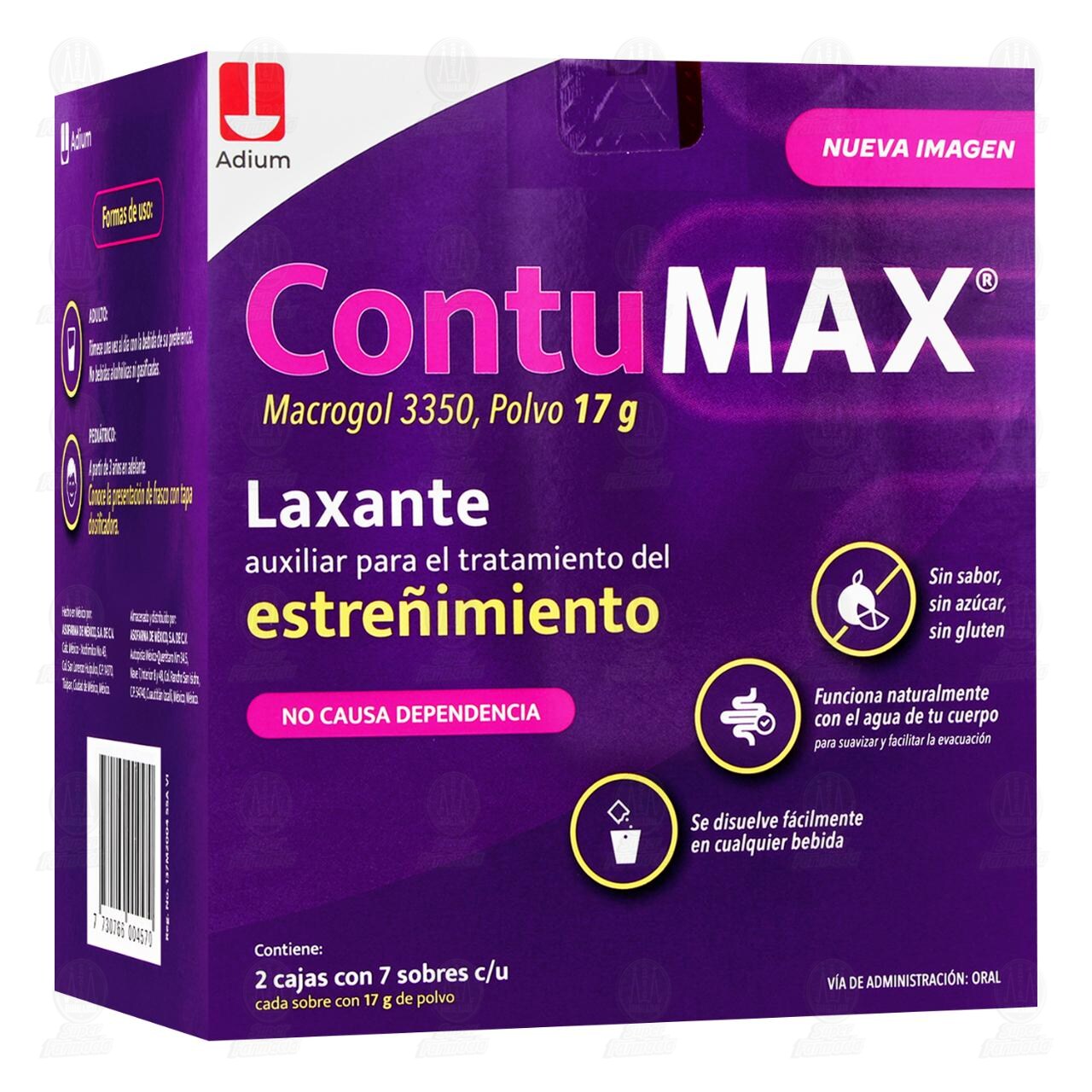 Contumax Polvo, 2 Cajas con 7 Sobres c/u. image number 0