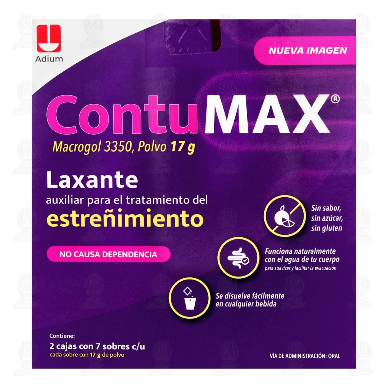 Contumax Polvo, 2 Cajas con 7 Sobres c/u. image number 1