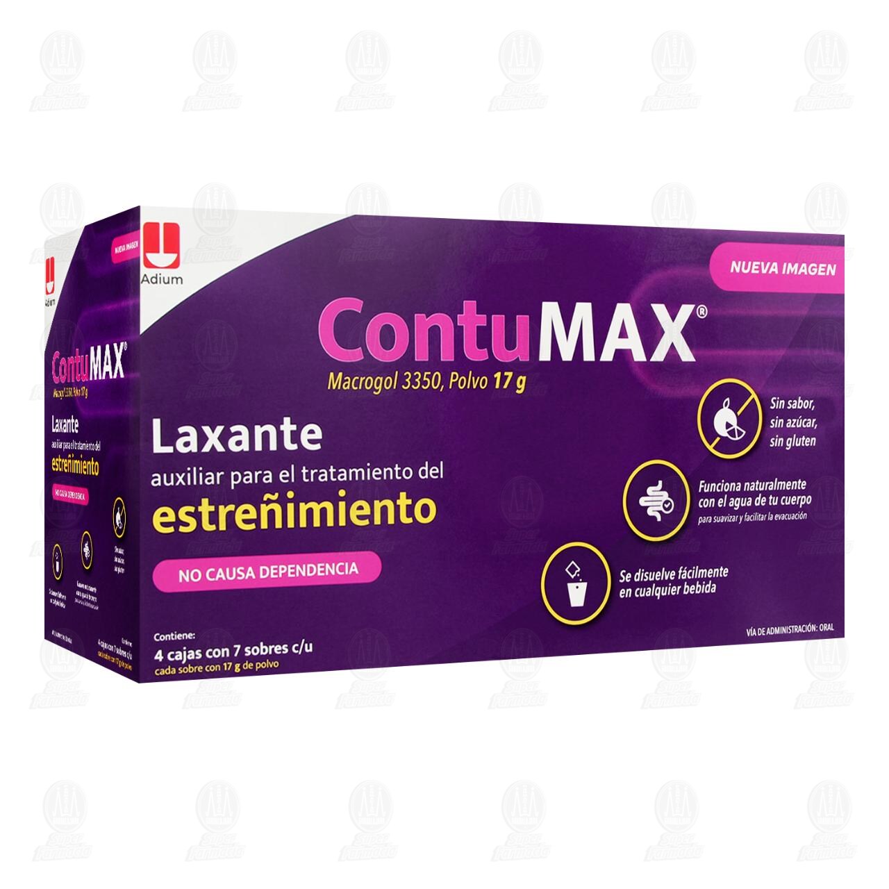Contumax Polvo, 4 Cajas con 7 Sobres c/u. image number 0