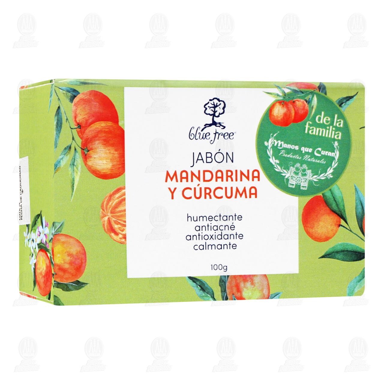 Jab&oacute;n Corporal Blue Tree Mandarina y C&uacute;rcuma, 100 gr. image number 0