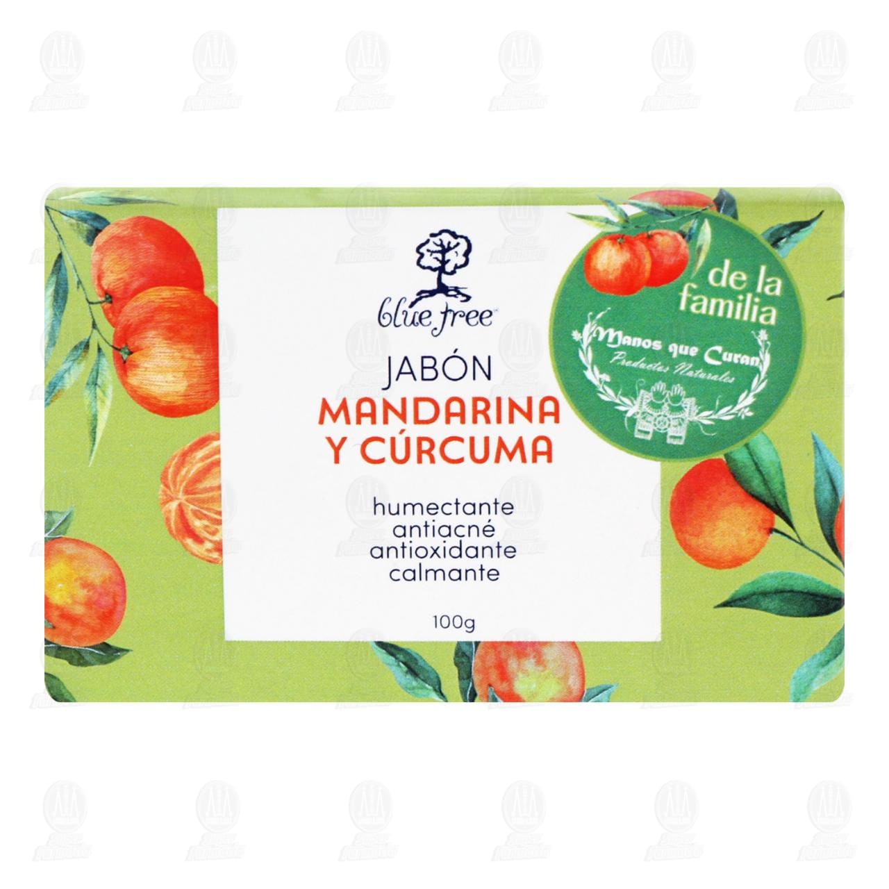 Jab&oacute;n Corporal Blue Tree Mandarina y C&uacute;rcuma, 100 gr. image number 1