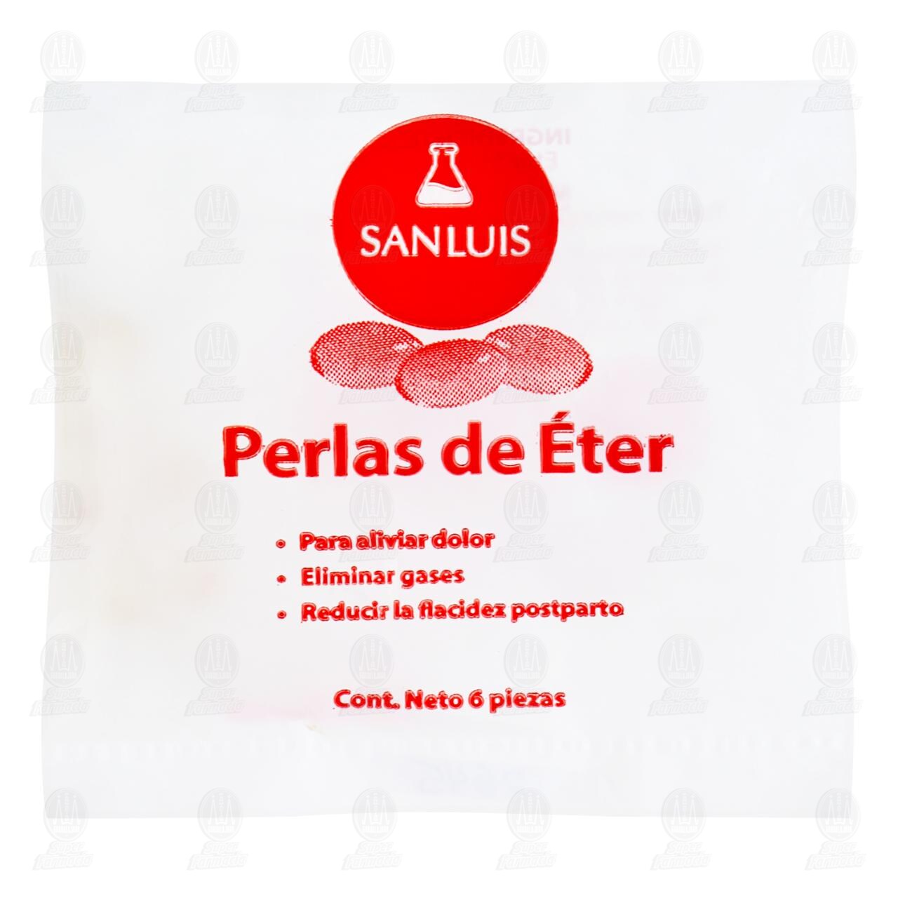 Perlas de &Eacute;ter San Luis, 6 pzas.
