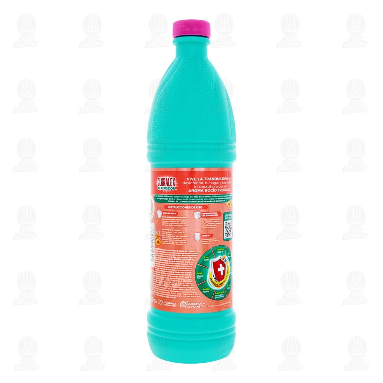Blanqueador Cloralex Aromas Desinfecta y Blanquea Aroma Roc&iacute;o Tropical, 700 ml. image number 2
