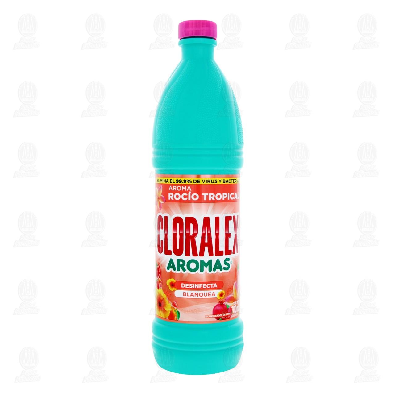 Blanqueador Cloralex Aromas Desinfecta y Blanquea Aroma Roc&iacute;o Tropical, 700 ml. image number 1