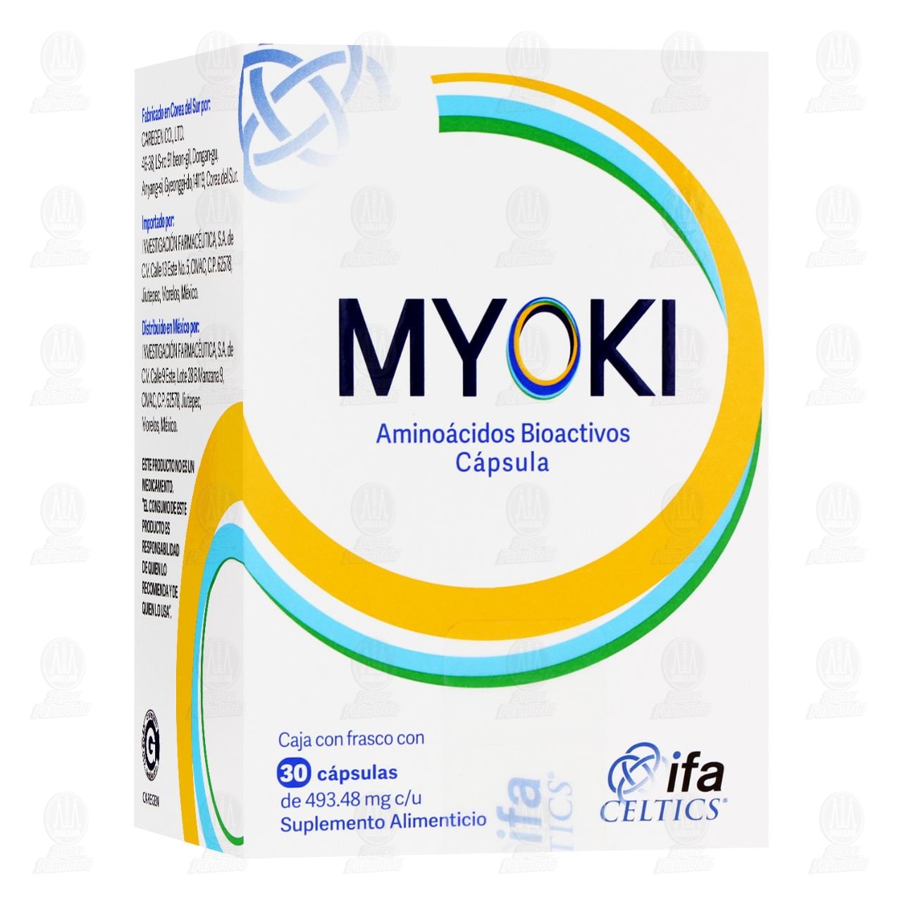Myoki Amino&aacute;cidos Bioactivos, 30 C&aacute;psulas. image number 0
