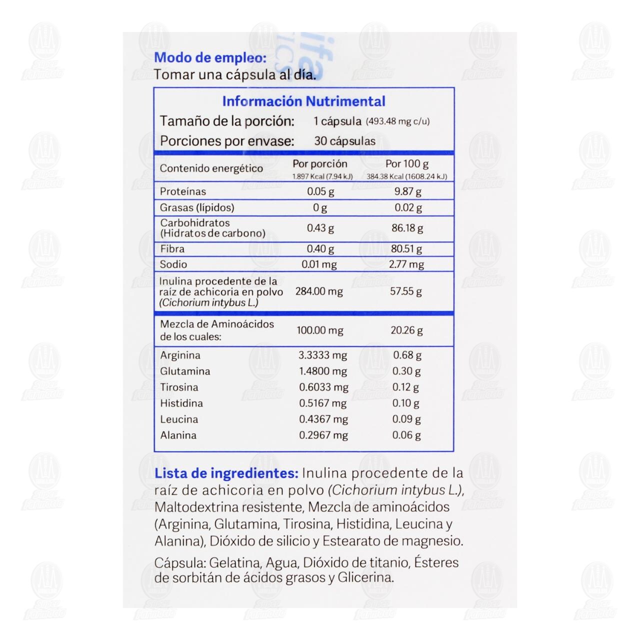 Myoki Amino&aacute;cidos Bioactivos, 30 C&aacute;psulas. image number 2