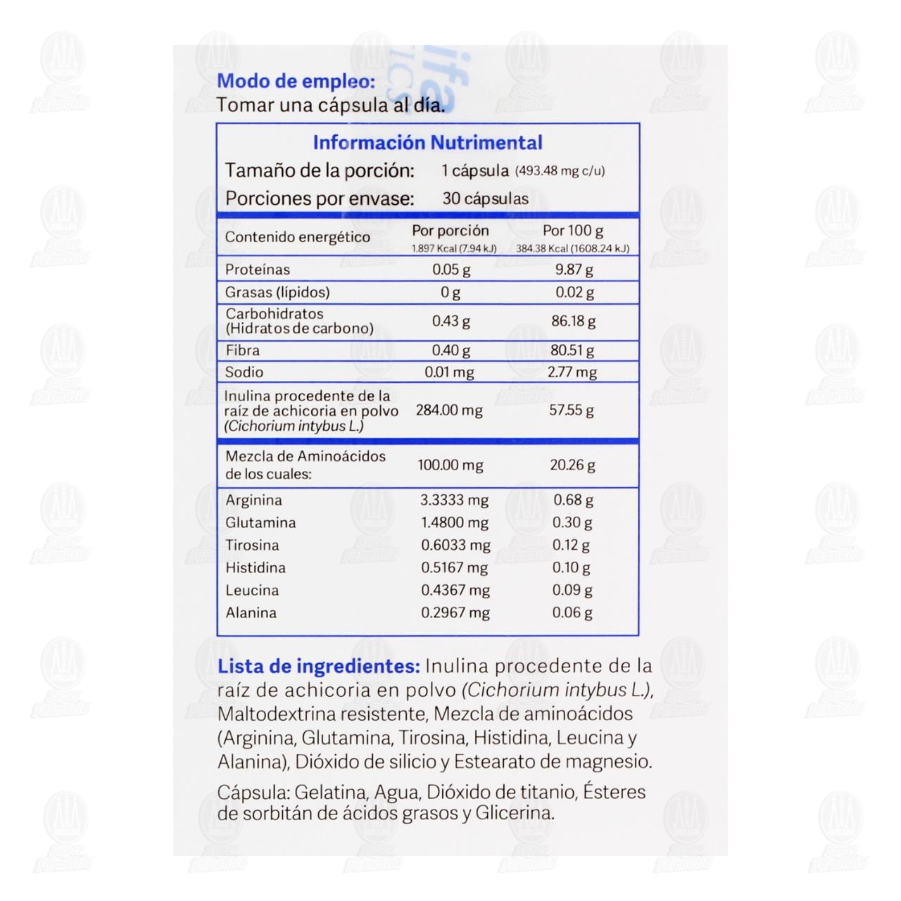 Myoki Amino&aacute;cidos Bioactivos, 30 C&aacute;psulas. image number 2