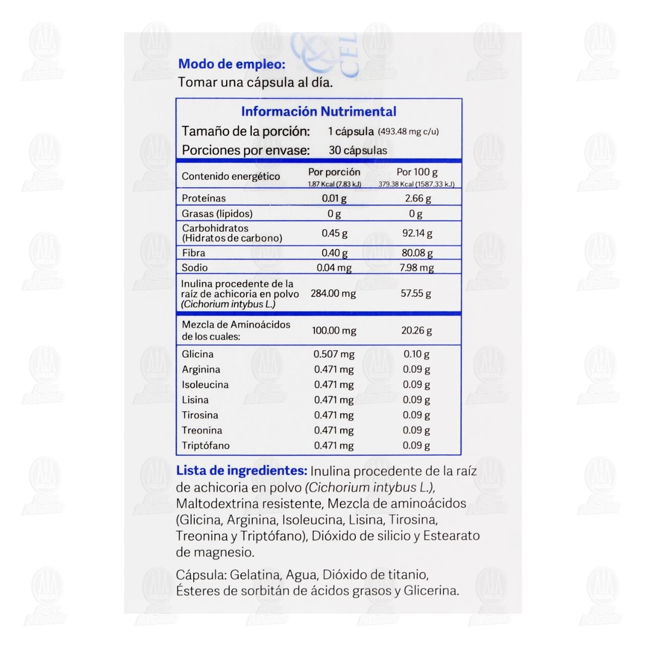 Trimtide Amino&aacute;cidos Bioactivos, 30 C&aacute;psulas. image number 2