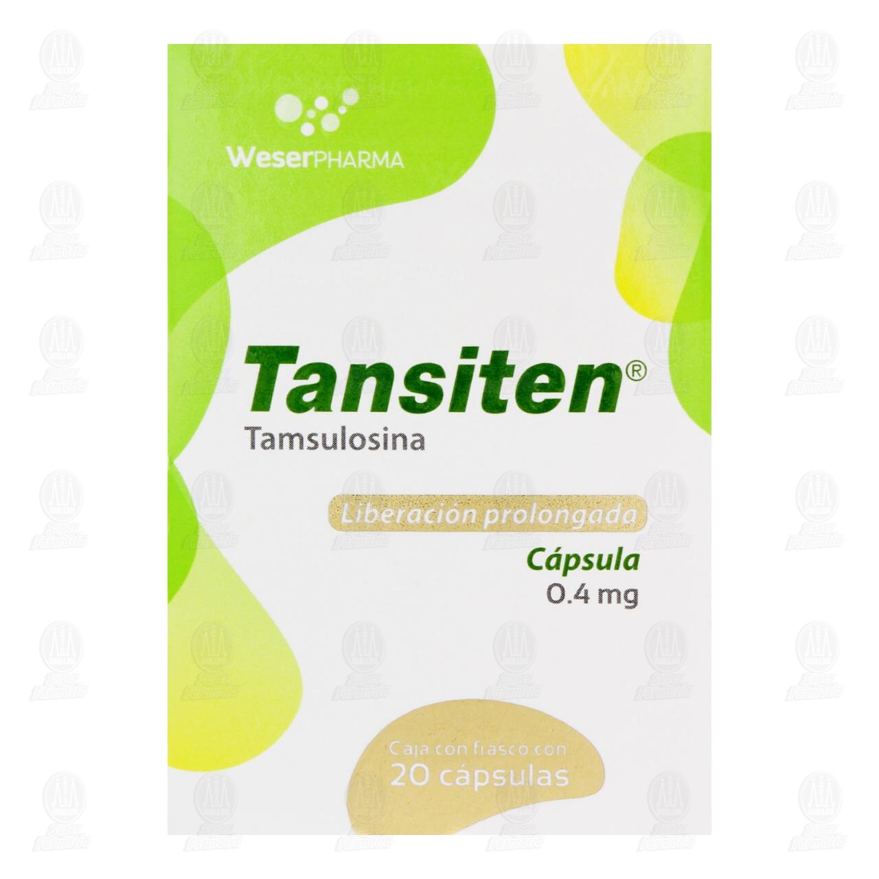 Tansiten 0.4 mg, 20 C&aacute;psulas. image number 1