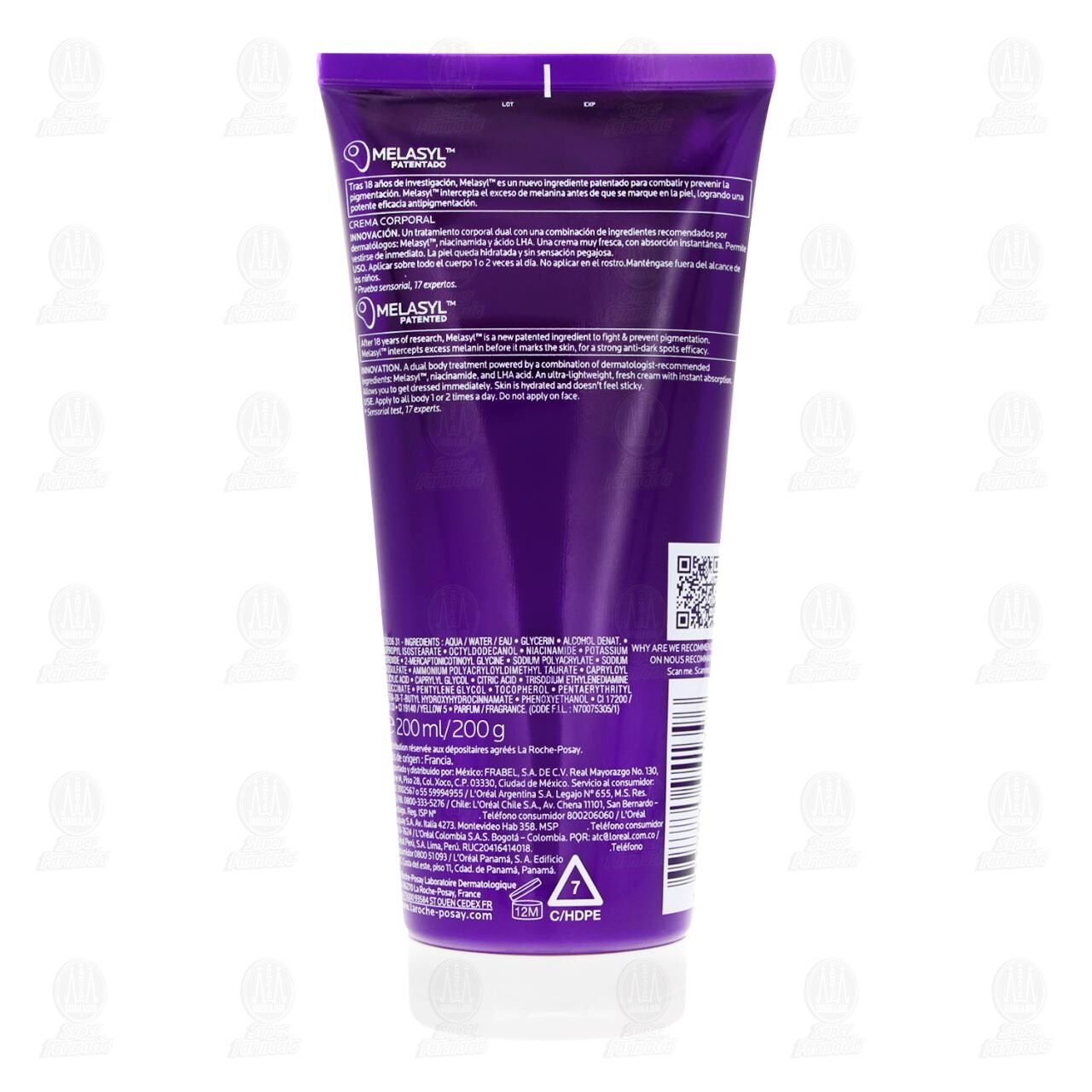 La Roche Posay Mela B3 Tratamiento Corporal Dual, 200 ml. image number 1