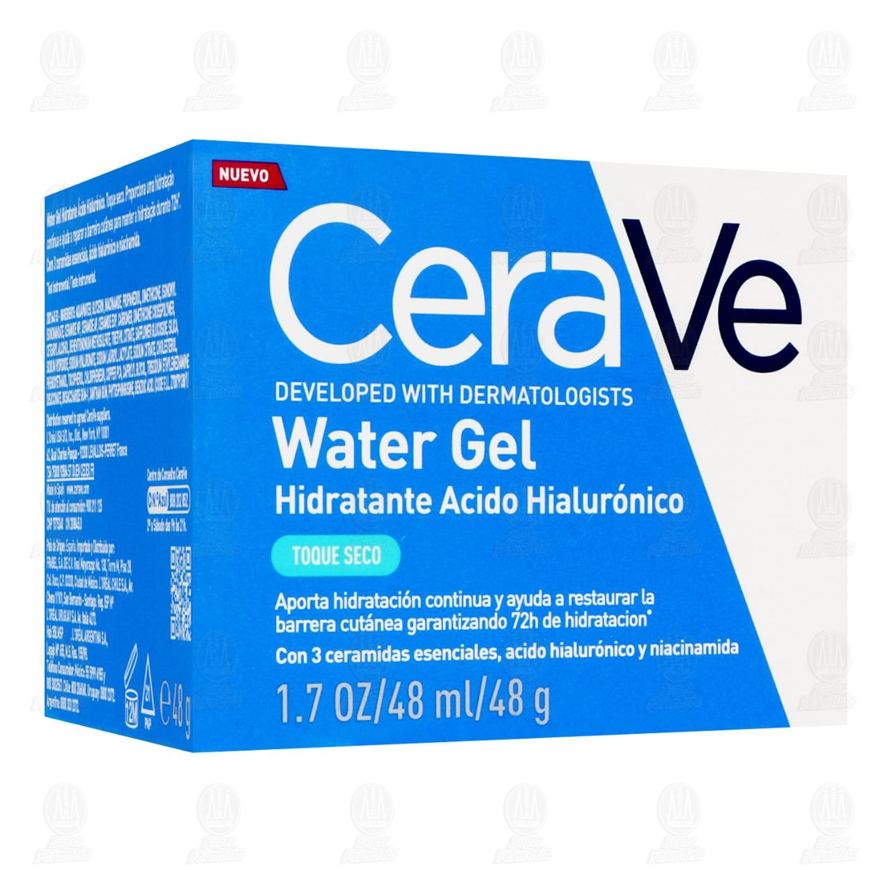 CeraVe Water Gel Hidratante &Aacute;cido Hialur&oacute;nico, 48 gr. image number 0