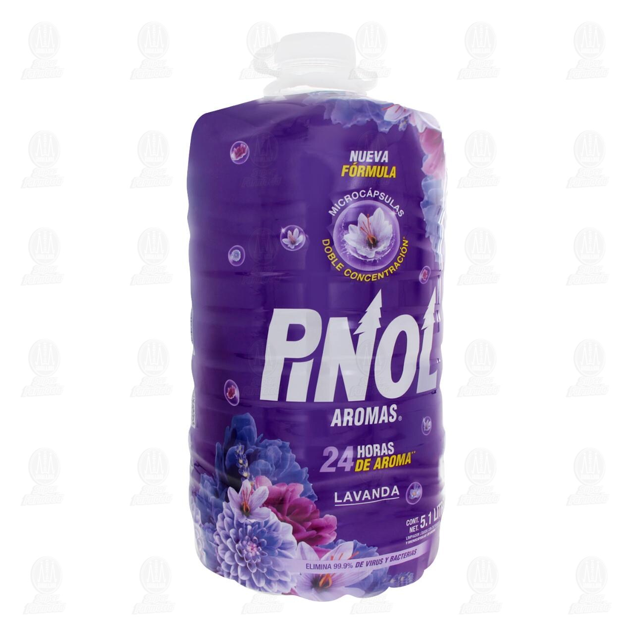Limpiador Pinol Aromas Lavanda Antibacterial, 5.1 l.