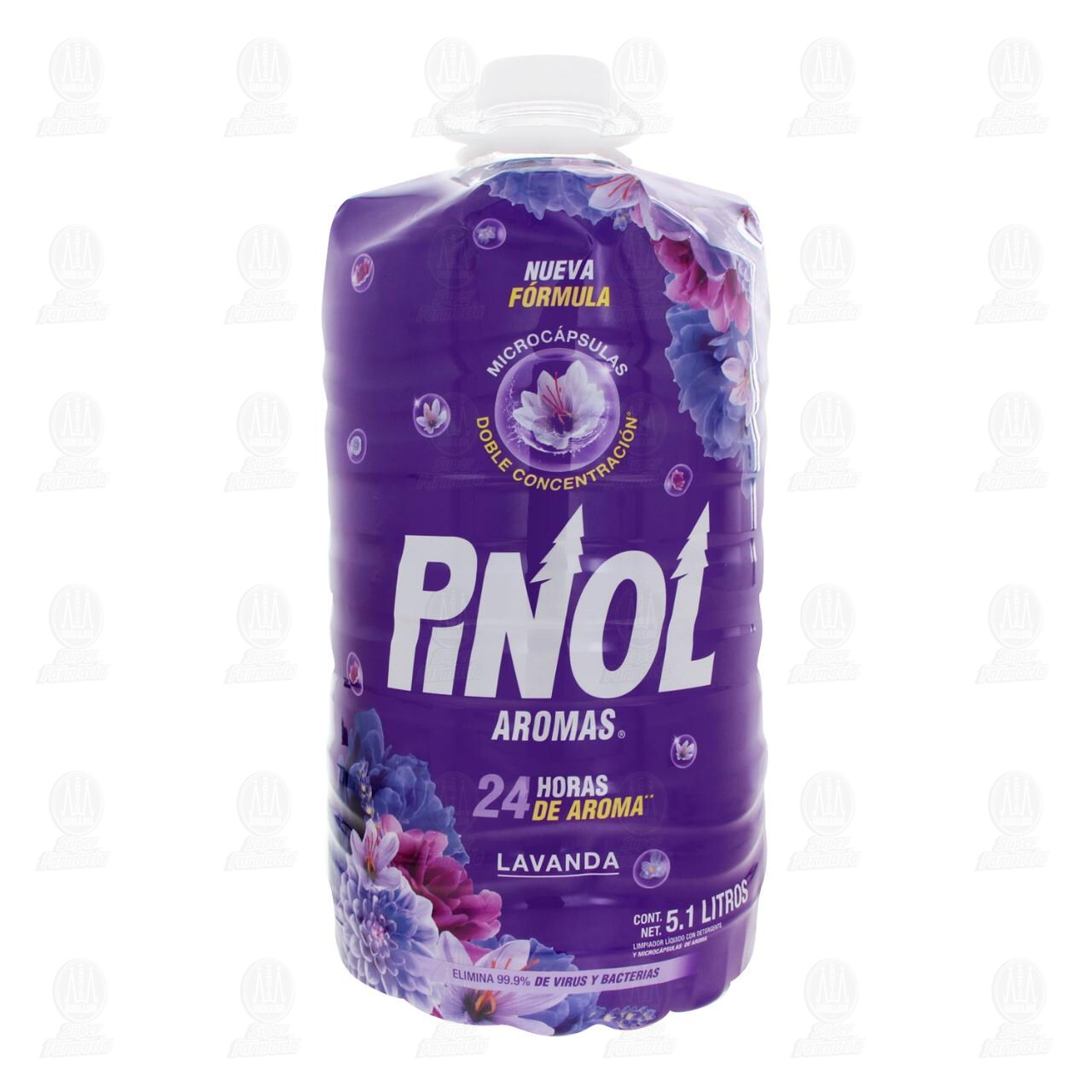 Limpiador Pinol Aromas Lavanda Antibacterial, 5.1 l. image number 1