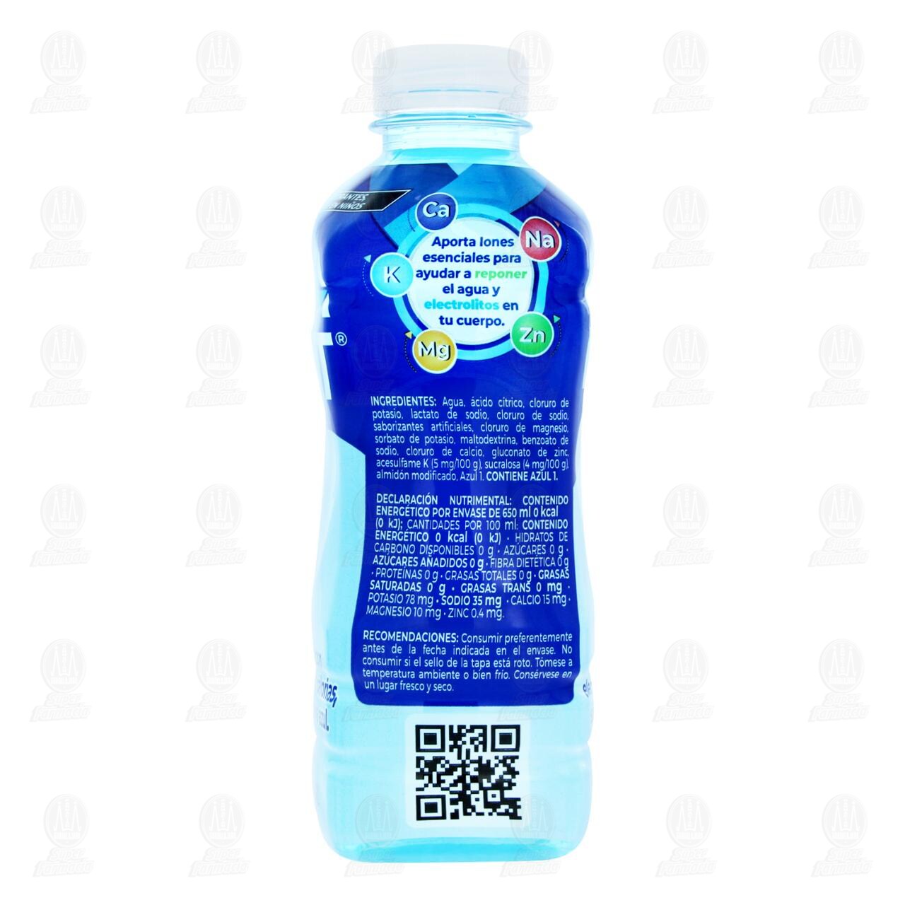 Bebida Hidratante Idrafast Zero Sabor Mora Azul, 650 ml. image number 2