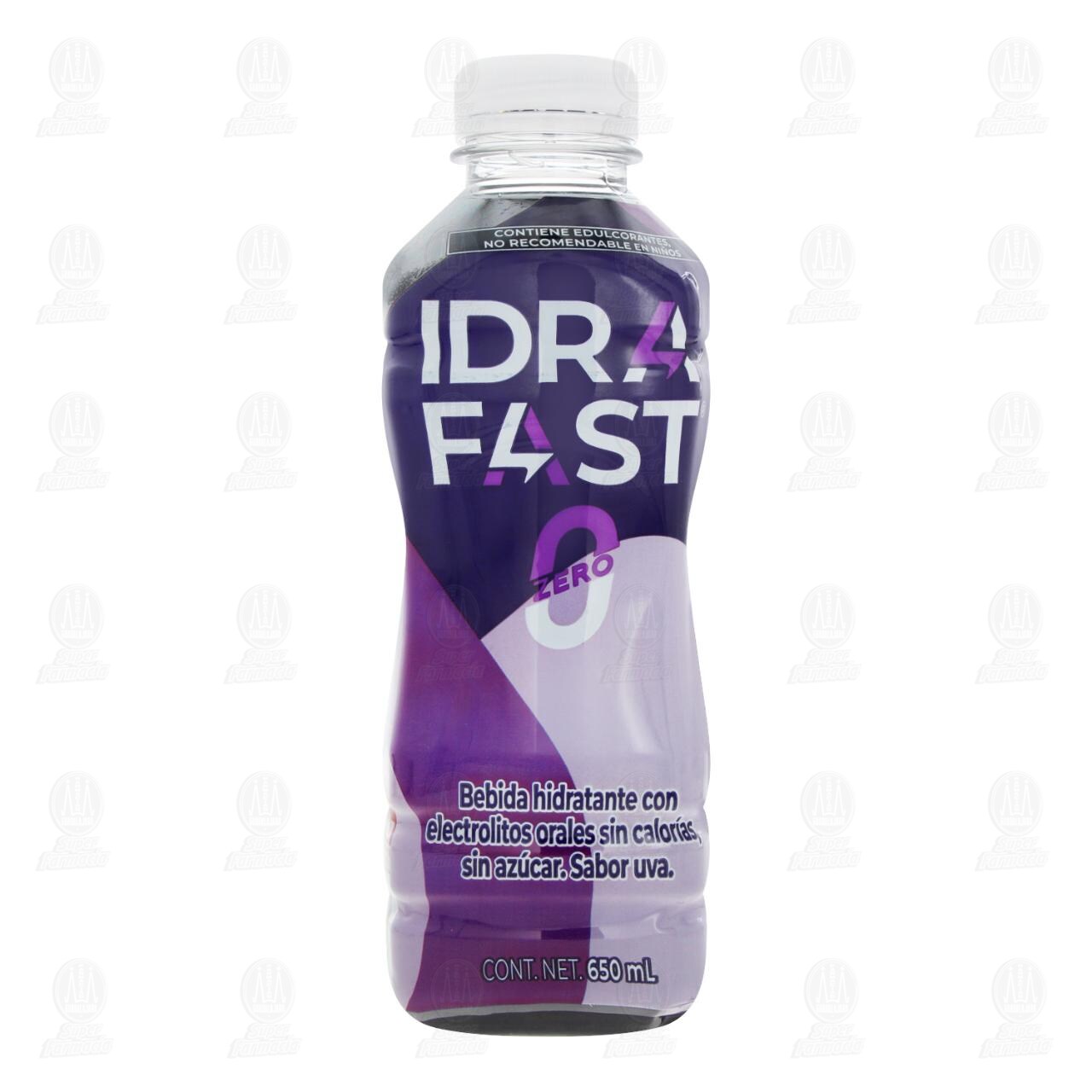 Bebida Hidratante Idrafast Zero Sabor Uva, 650 ml. image number 1