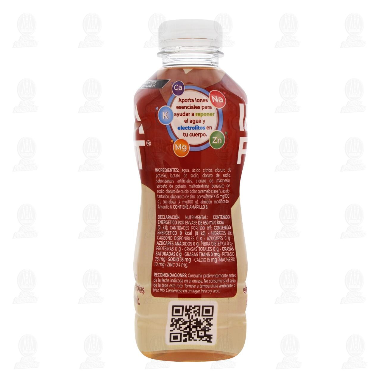 Bebida Hidratante Idrafast Zero Sabor Tamarindo, 650 ml. image number 2