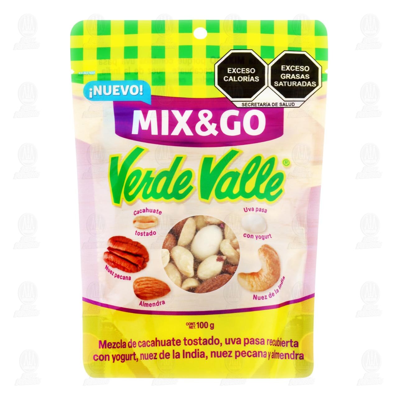 Mix de Frutos Secos Verde Valle Mix&Go, 100 gr.