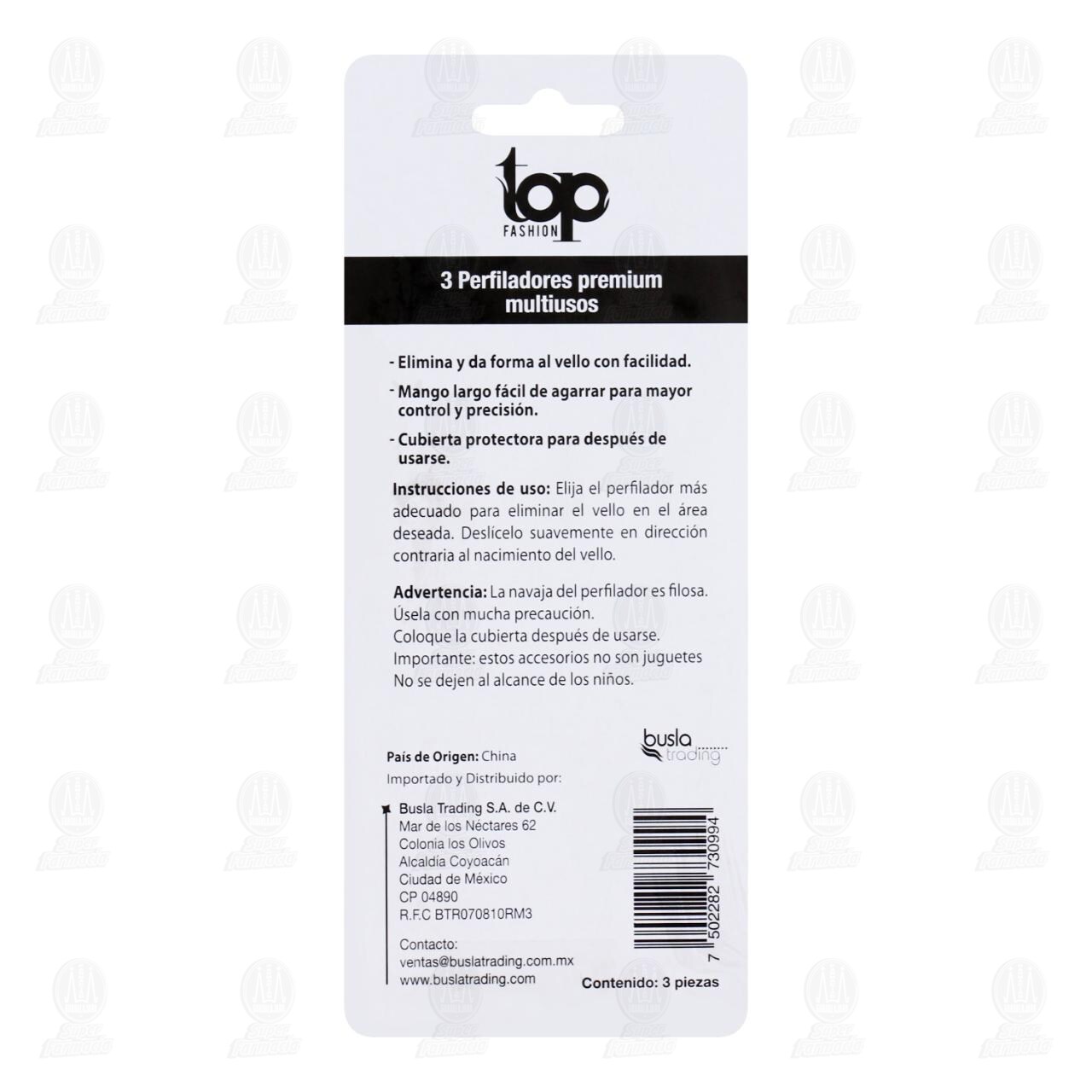 Perfiladores Premium Top Fashion, 3 pzas. image number 1