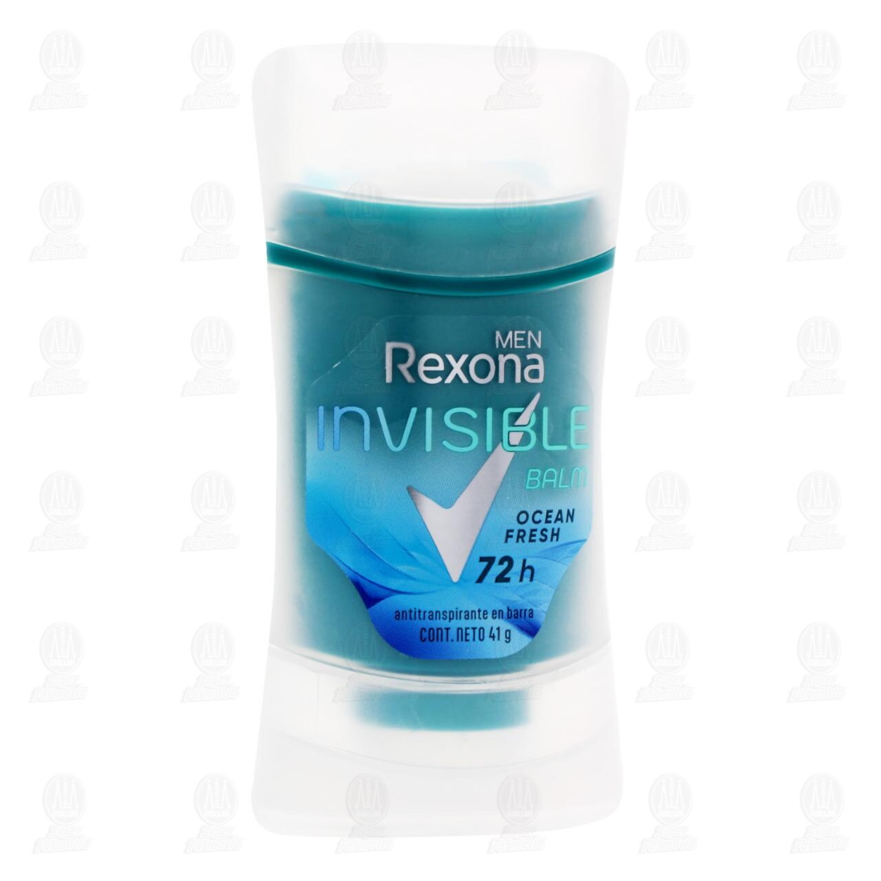 Antitranspirante Rexona Men Invisible Balm Ocean Fresh en Barra, 41 gr. image number 0