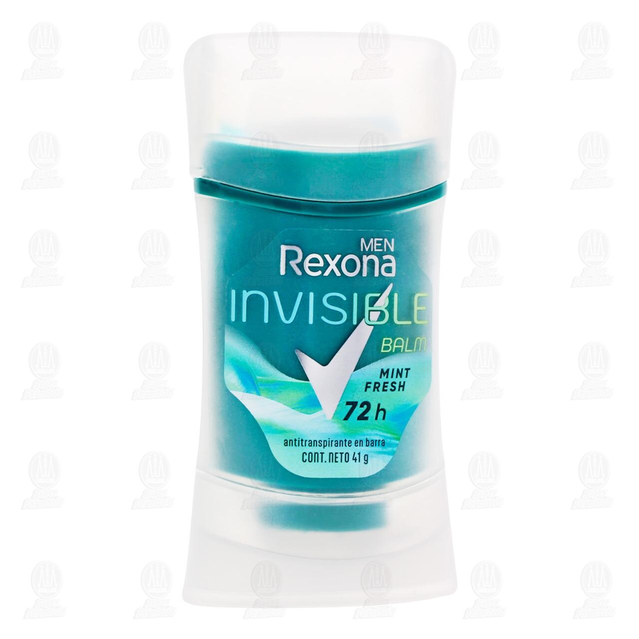 Antitranspirante Rexona Men Invisible Balm Mint Fresh en Barra, 41 gr. image number 0