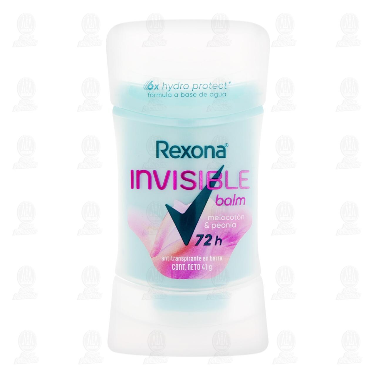 Antitranspirante Rexona Invisible Balm Melocot&oacute;n & Peon&iacute;a en Barra, 41 gr. image number 1