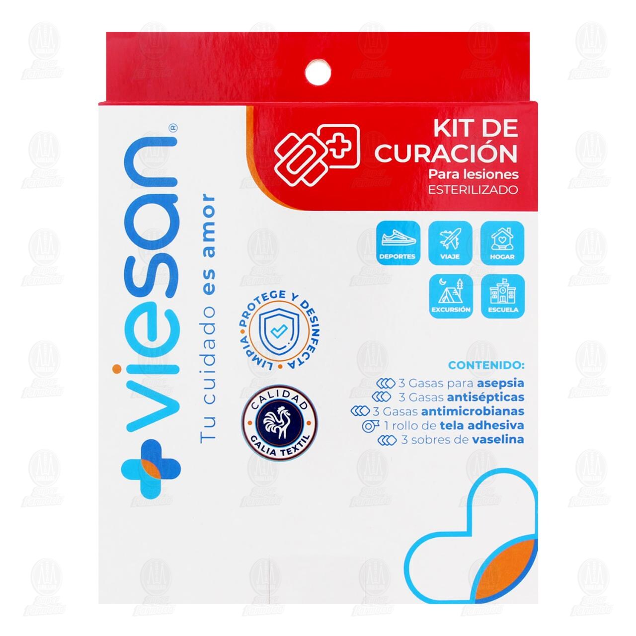 Kit de Curaci&oacute;n Viesan para Lesiones, 13 pzas. image number 1