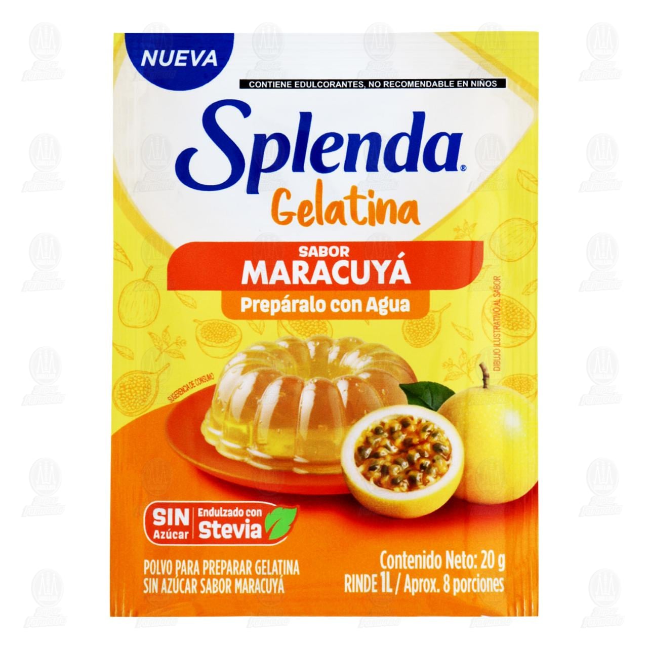 Gelatina en Polvo Splenda Sabor Maracuy&aacute; Sin Az&uacute;car, 20 gr. image number 0