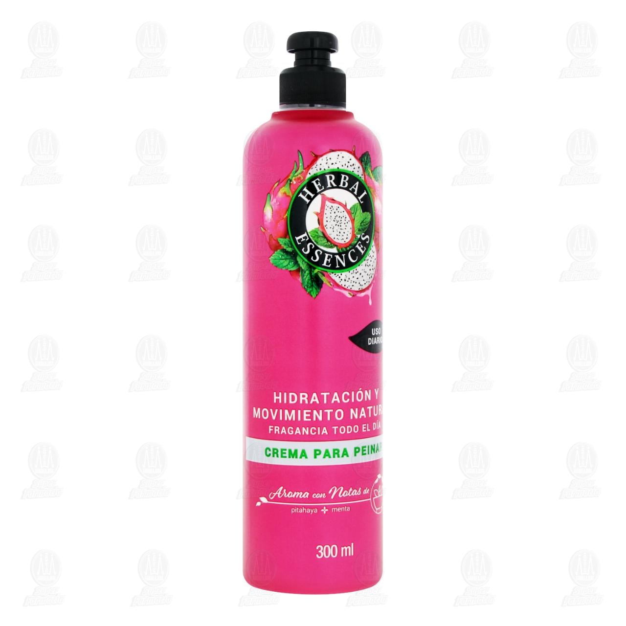 Crema para Peinar Herbal Essences Pitahaya y Menta, 300 ml. image number 0