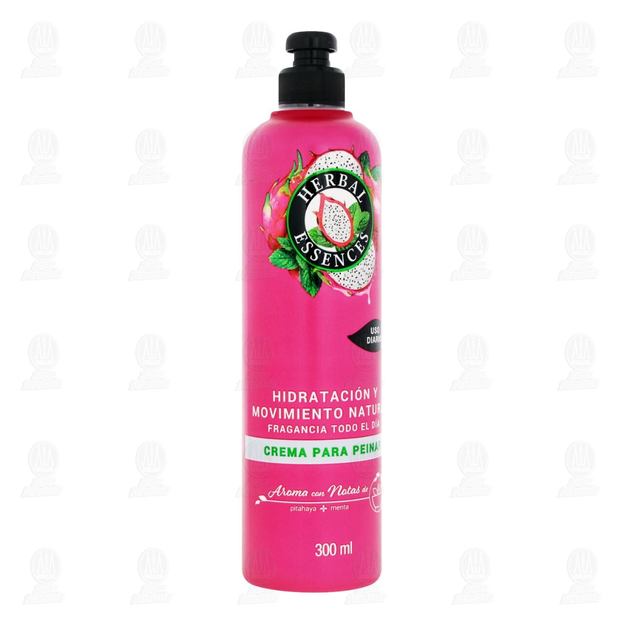 Crema para Peinar Herbal Essences Pitahaya y Menta, 300 ml. image number 0