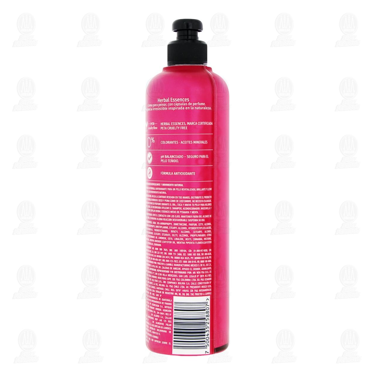 Crema para Peinar Herbal Essences Pitahaya y Menta, 300 ml. image number 2
