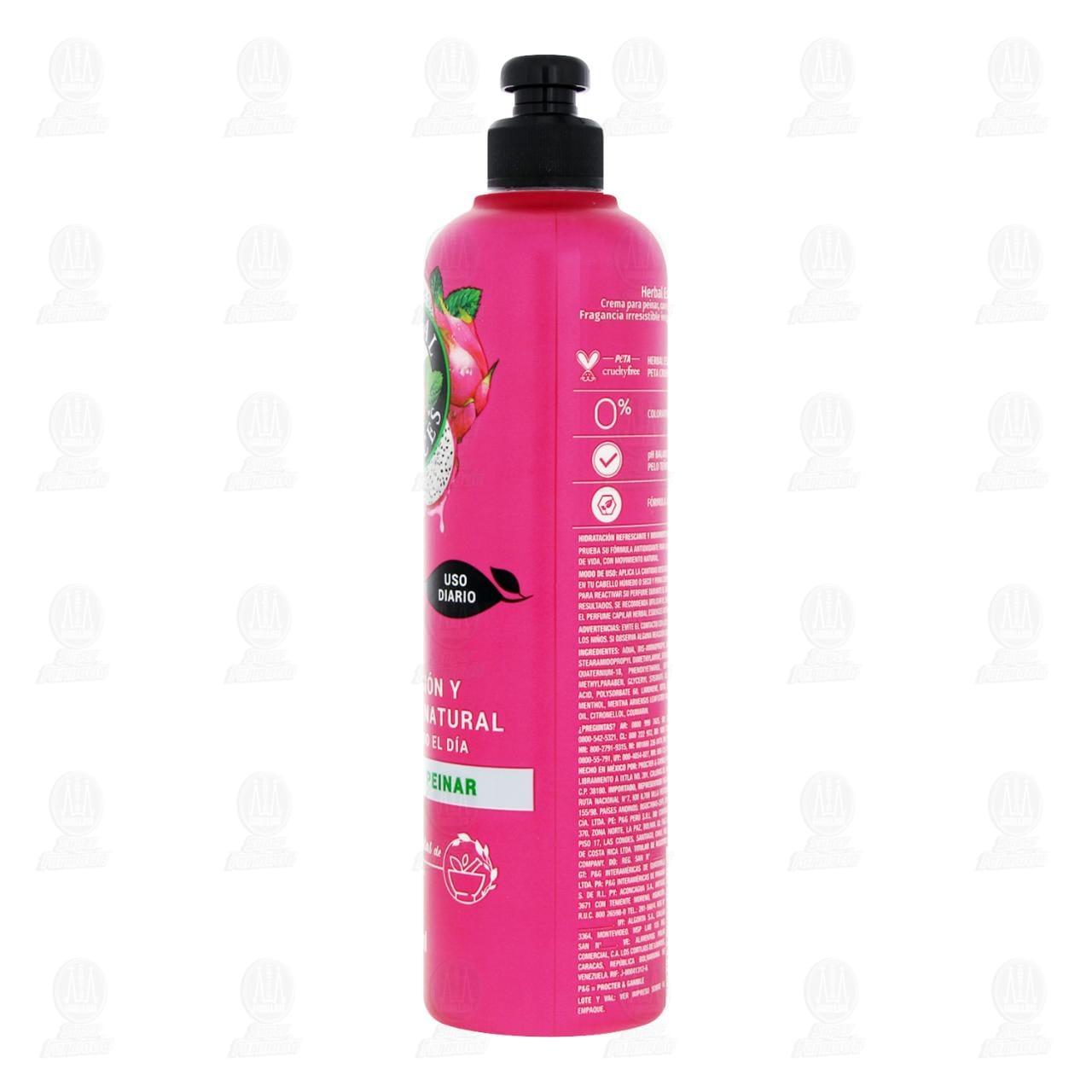 Crema para Peinar Herbal Essences Pitahaya y Menta, 300 ml. image number 3