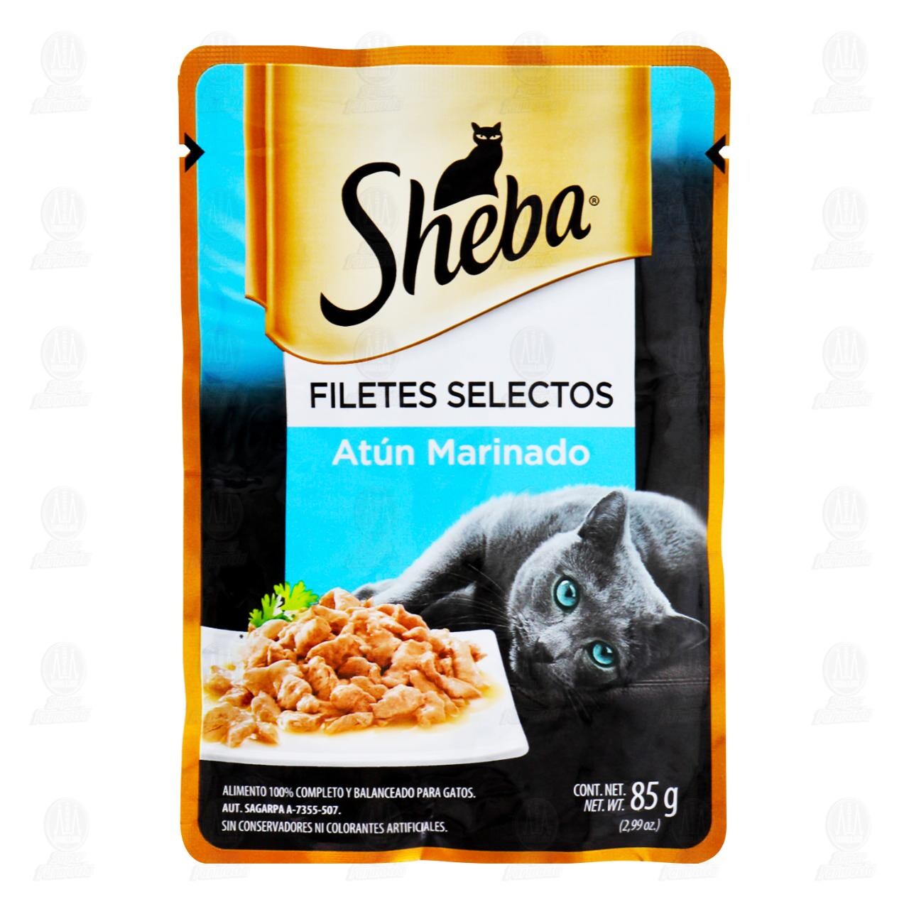 Filetes Selectos Sheba con At&uacute;n Marinado para Gatos, 85 gr.